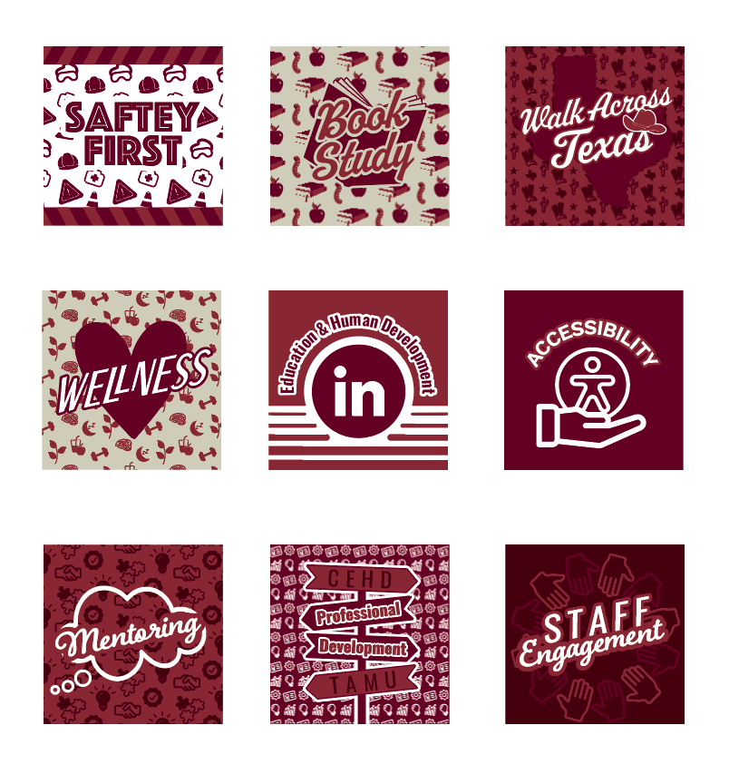 2x2" Sticker set design