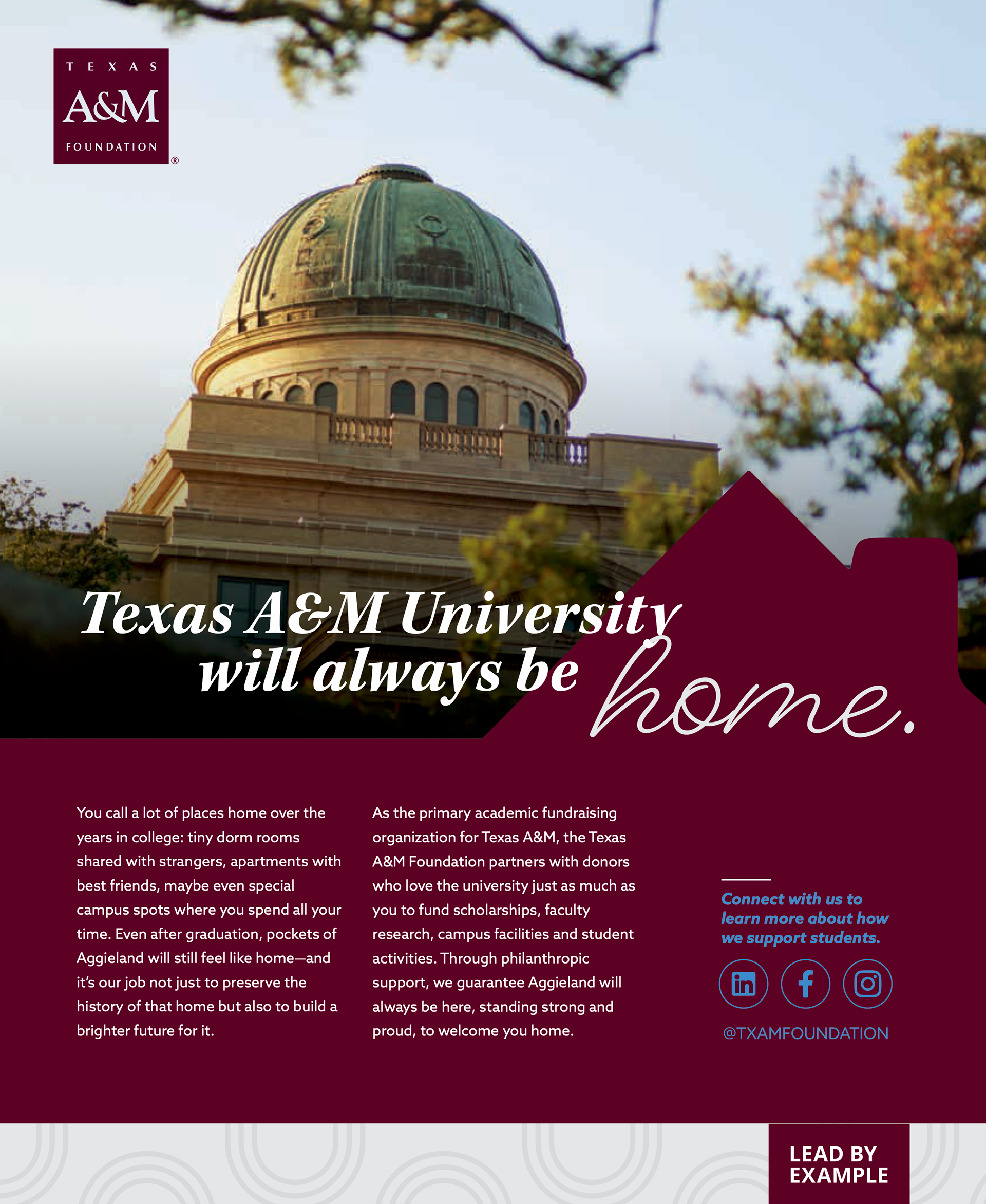 Maroon Life Housing Ad