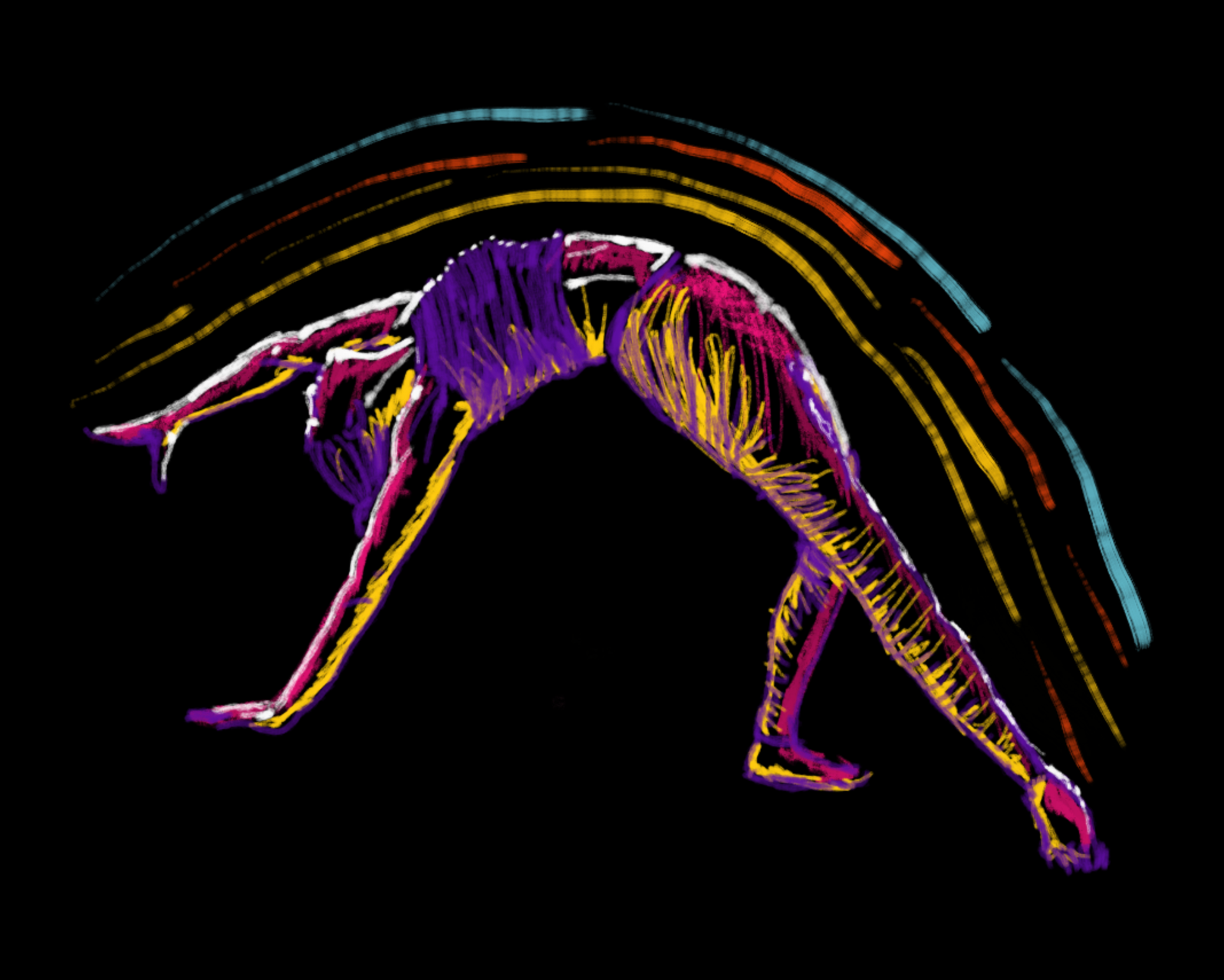 The artwork conveys a sense of empowerment, emphasizing the creator’s capability to inspire and impact others through her yoga prowess. This visually captivating representation reinforces her credibility while exemplifying the potential of Avid as a powerful tool for content creation in the realm of yoga and beyond.