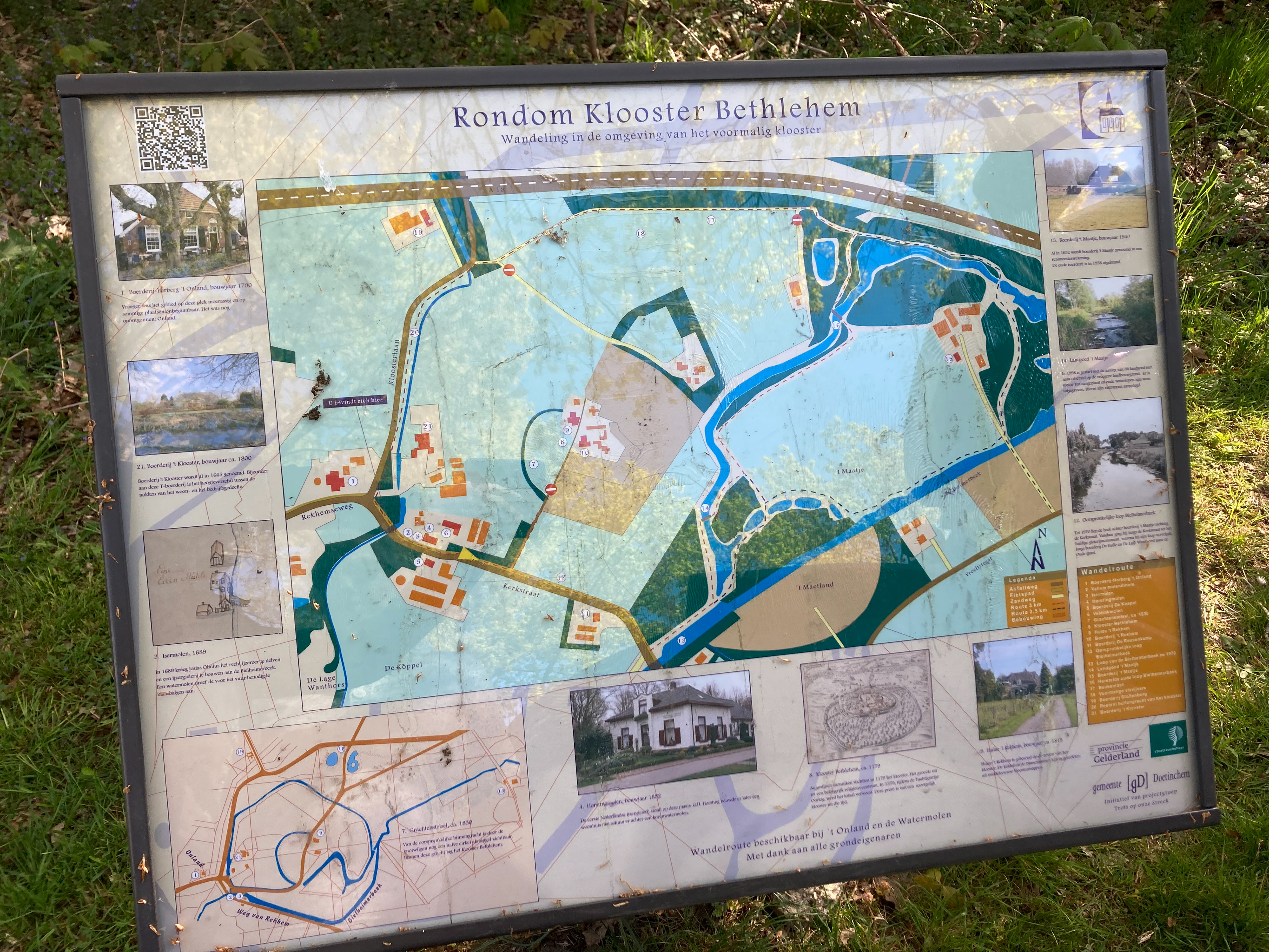 startpunt van de route