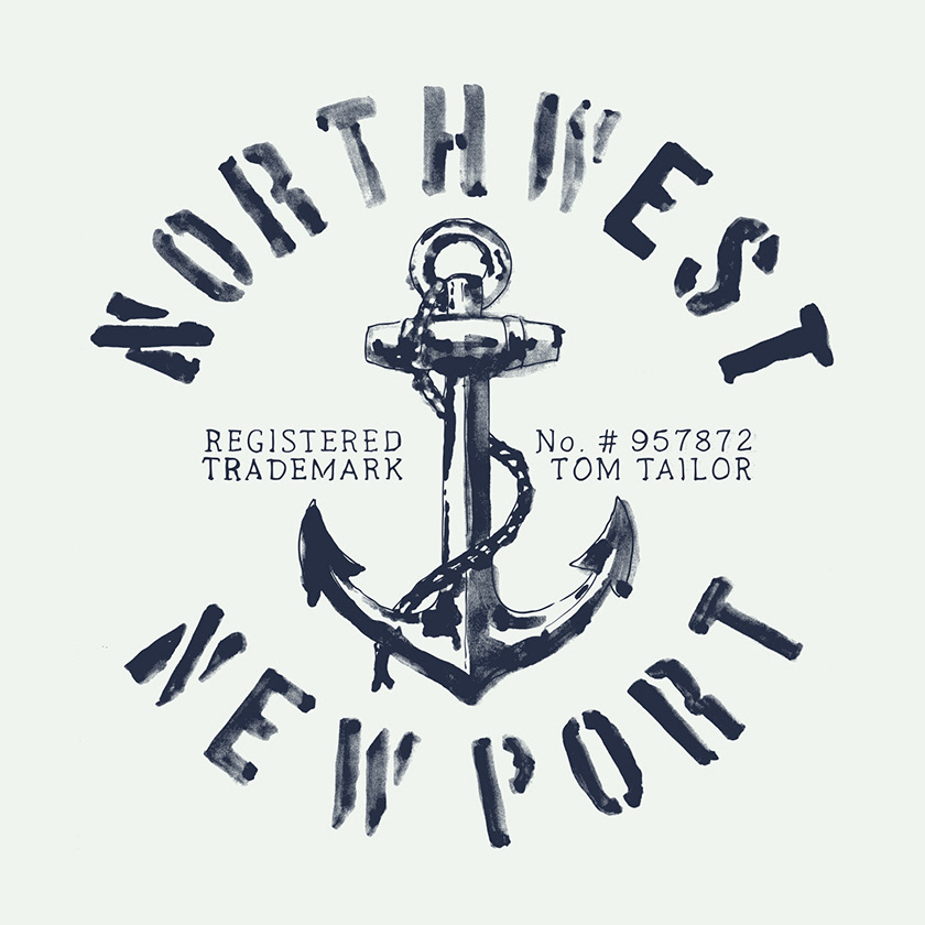 WATERCOLOR ANCHOR / MEN / TOM TAILOR
