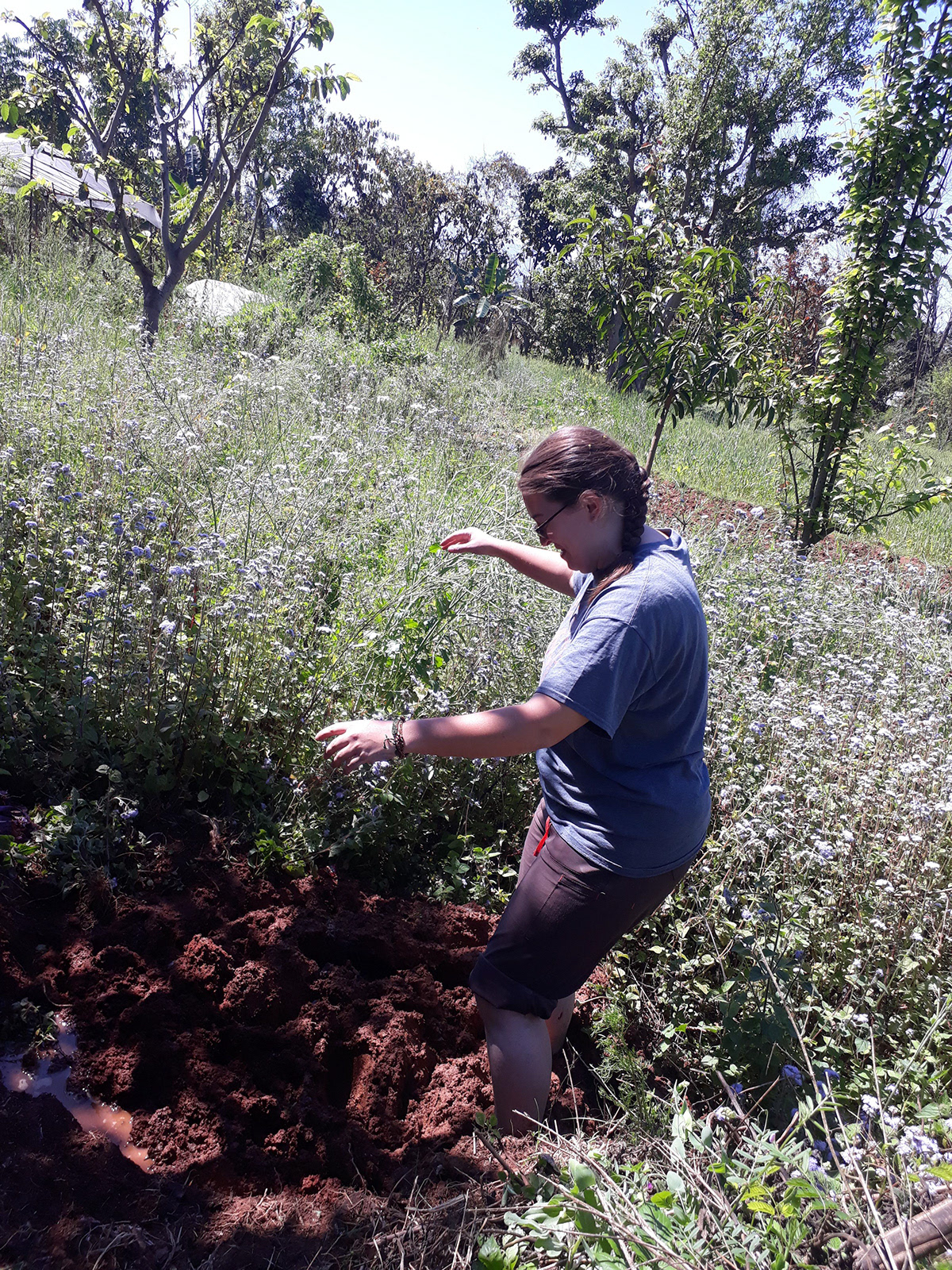Me making mud