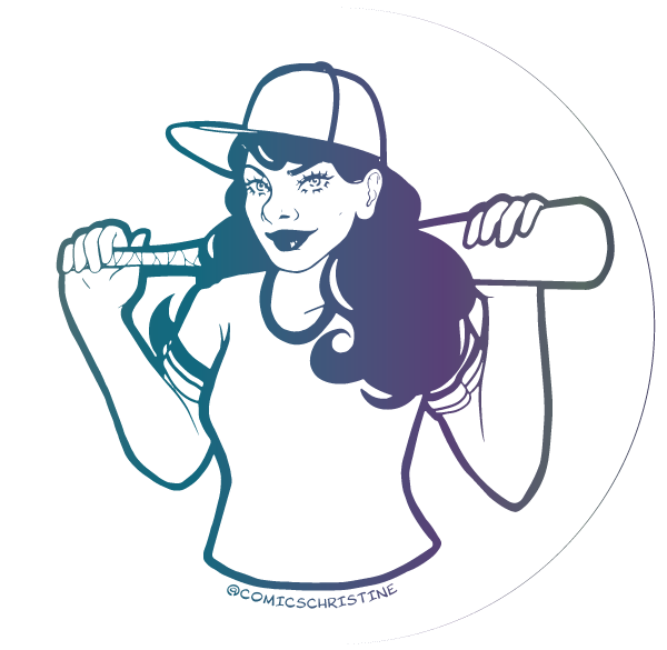 "Bad Pitches" Sticker Mockup