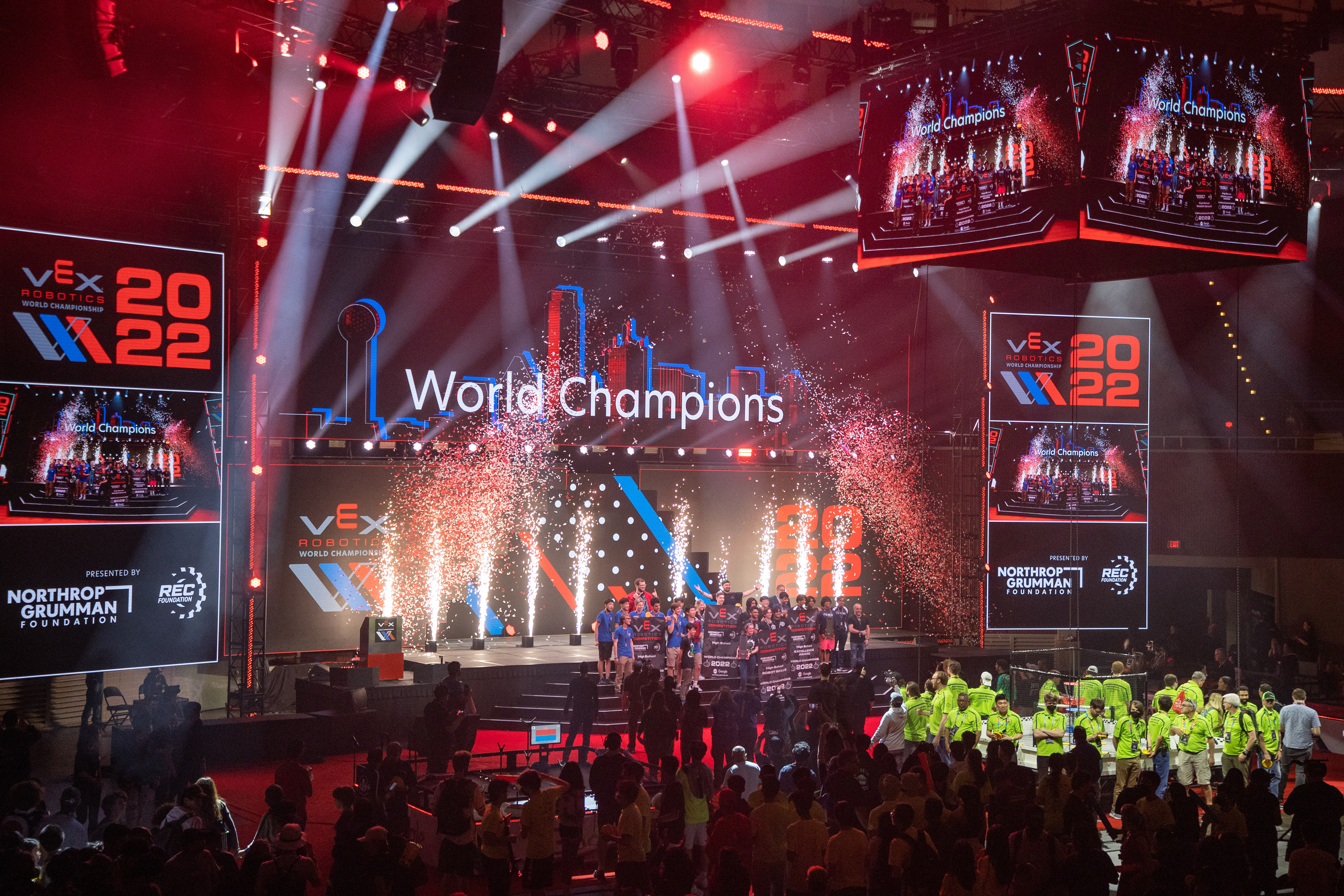 VEX Worlds show graphics