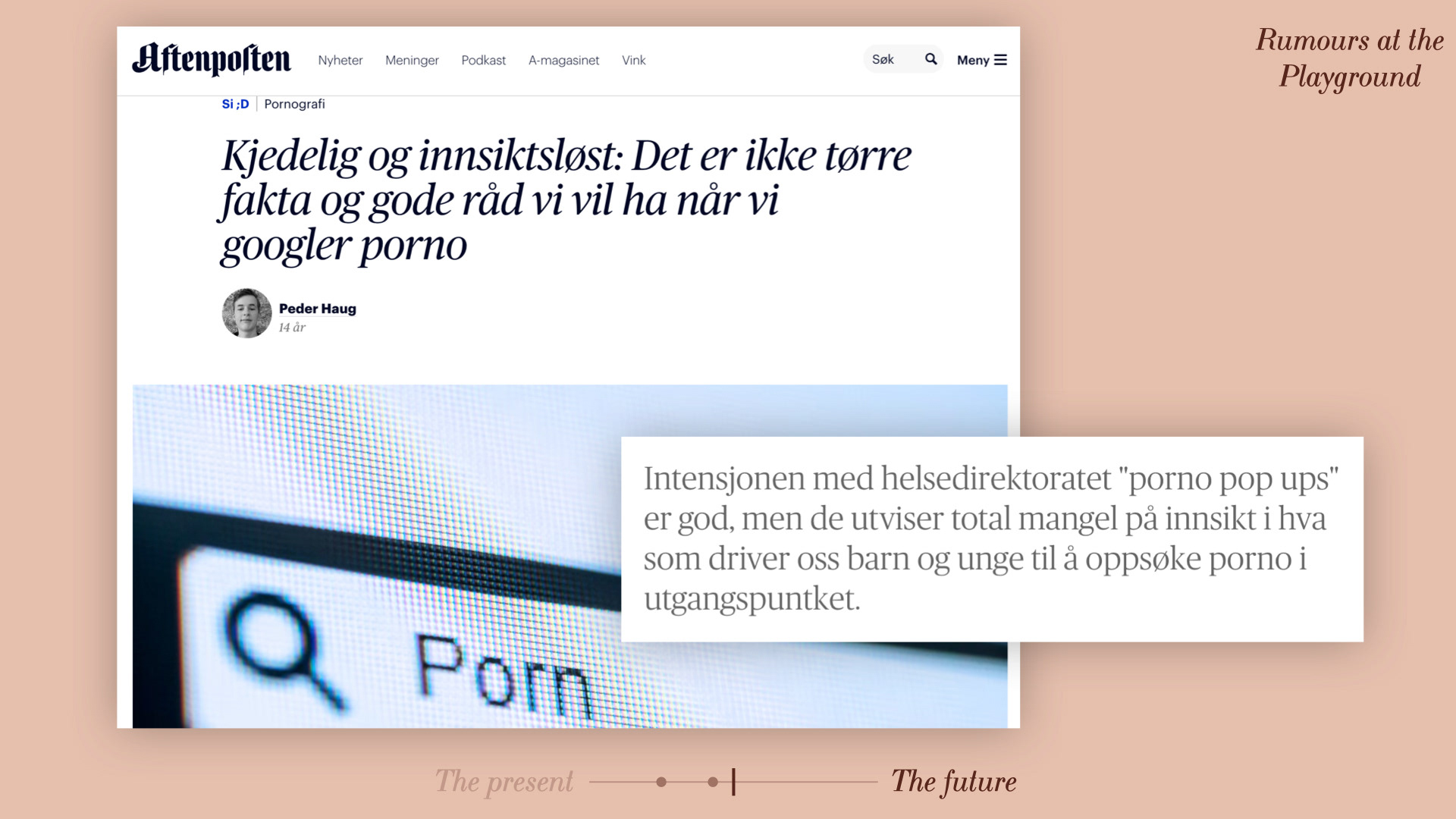 For some children, this guide was helpful, but many others simply found the page too dull and would much rather actually watch porn