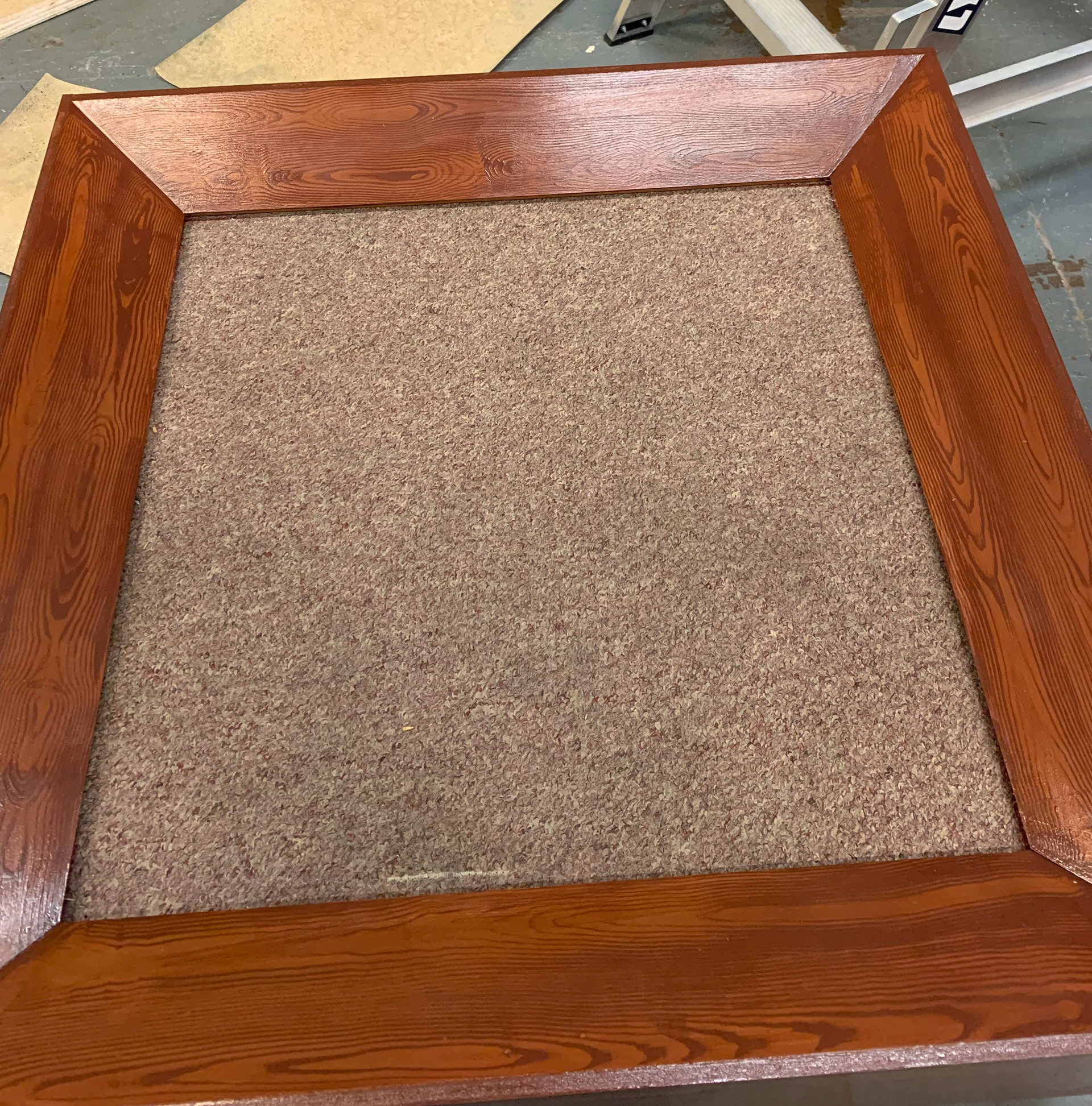 wood grain handpainted