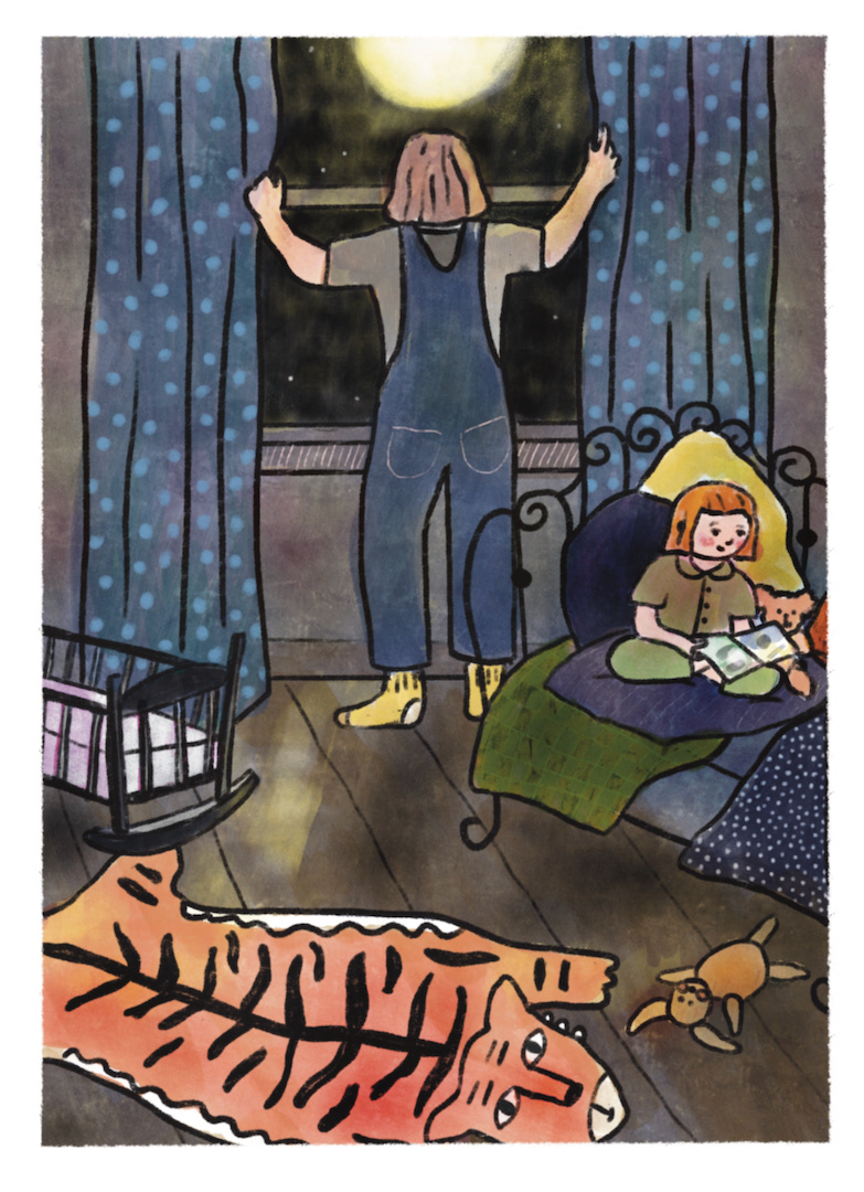 She's Big Tonight - Digital Illustration 