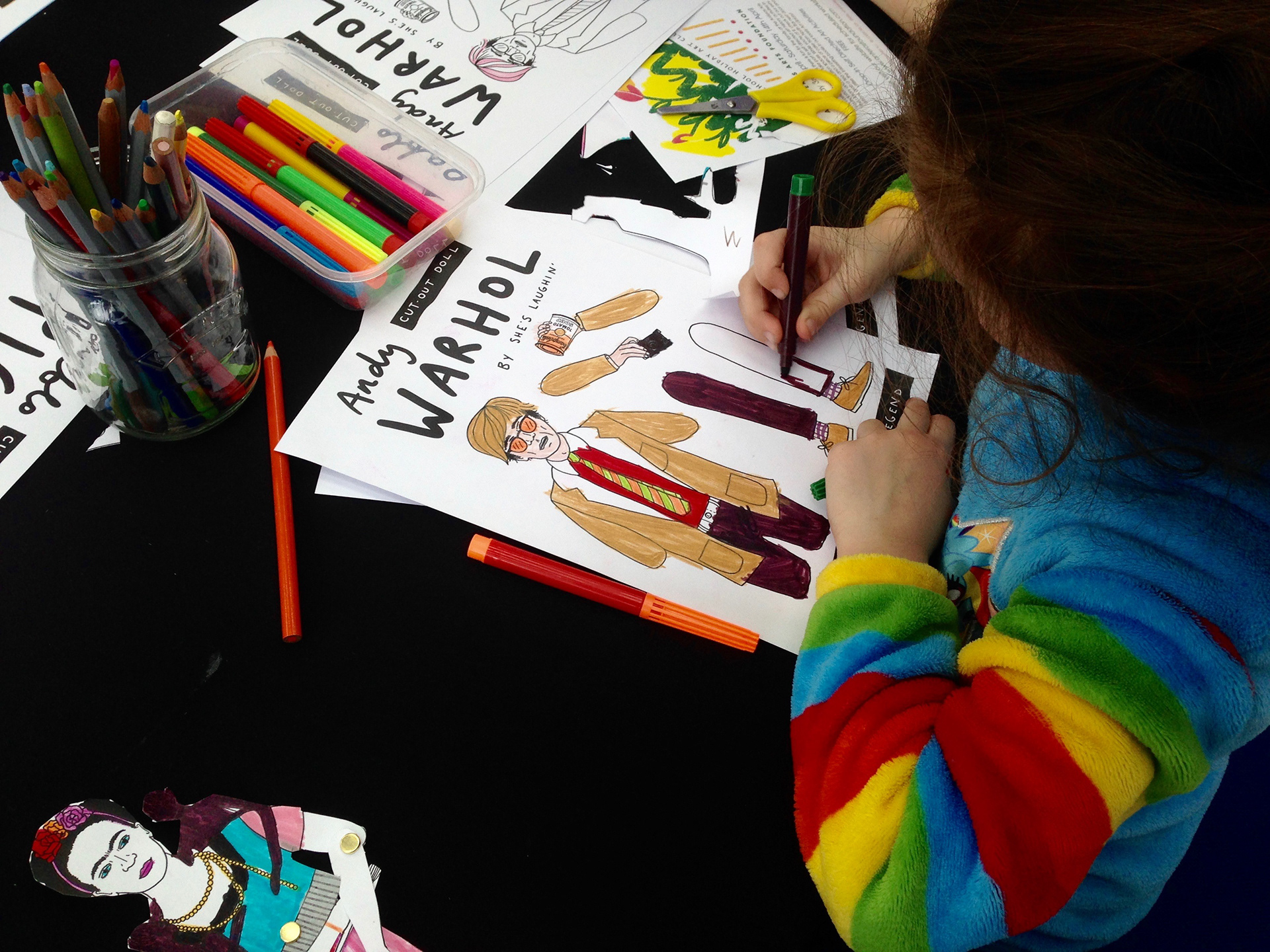 Workshop activities at Makers Month Norwich
