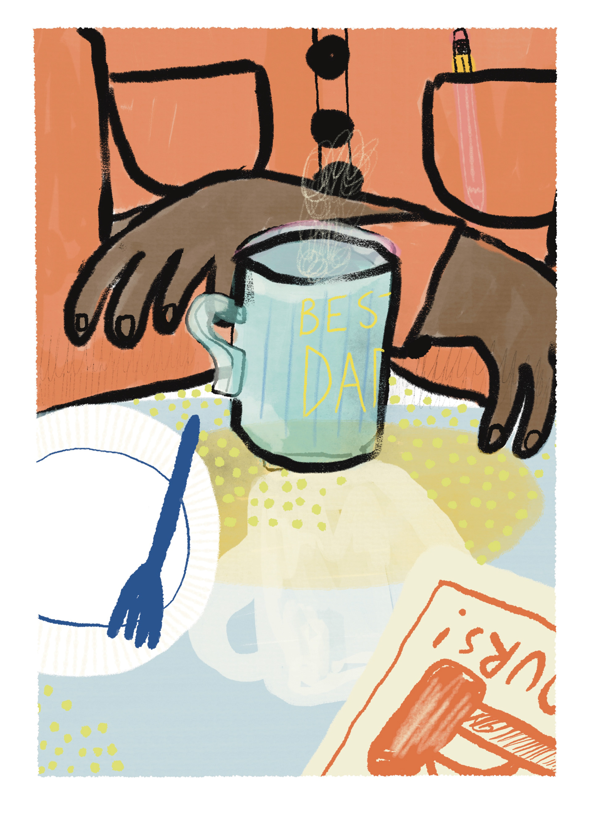 Best Dad - Digital Illustration