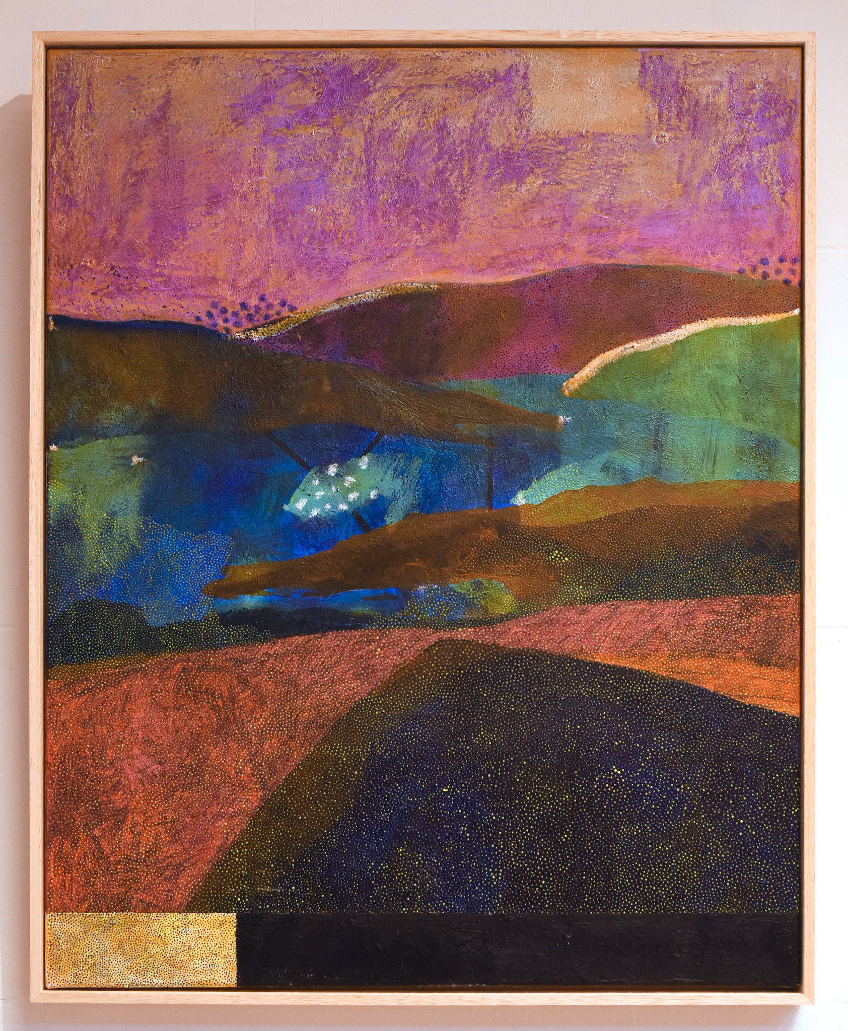 These Things Take Time - Framed (2025) 76cm x 61cm Mixed media on canvas