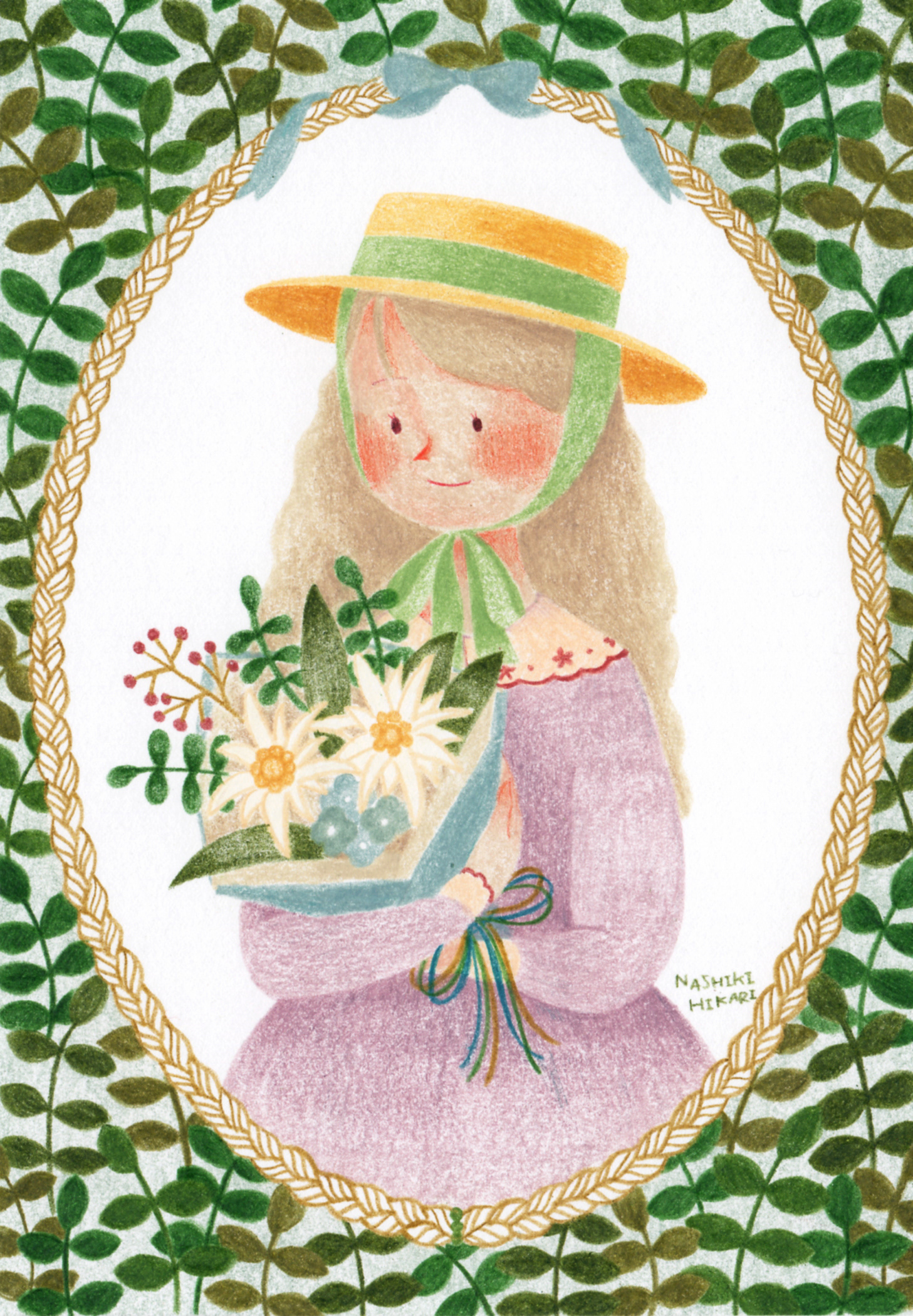 エーデルワイス（『Artrooming Market』展示作品）