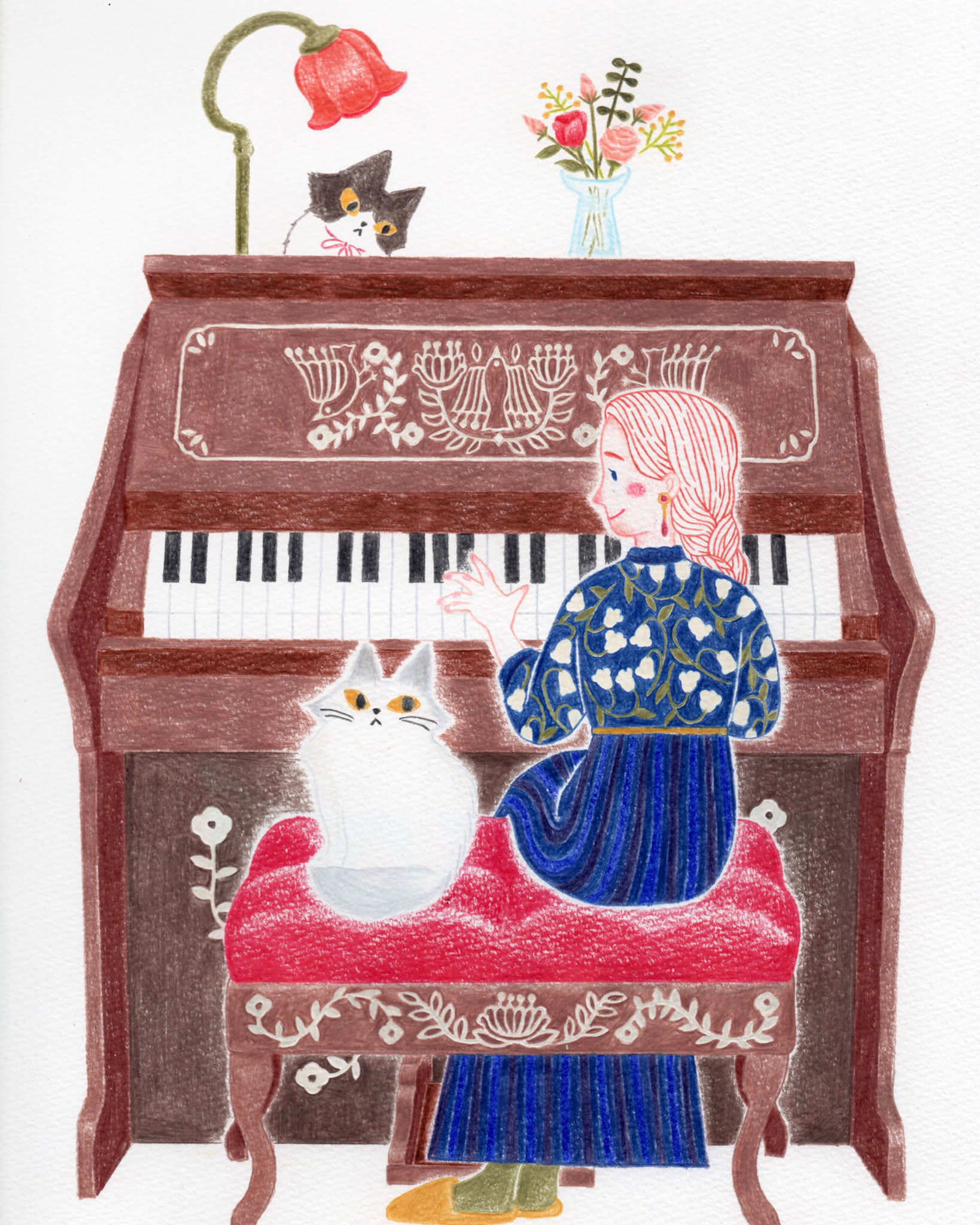 オルガンと猫