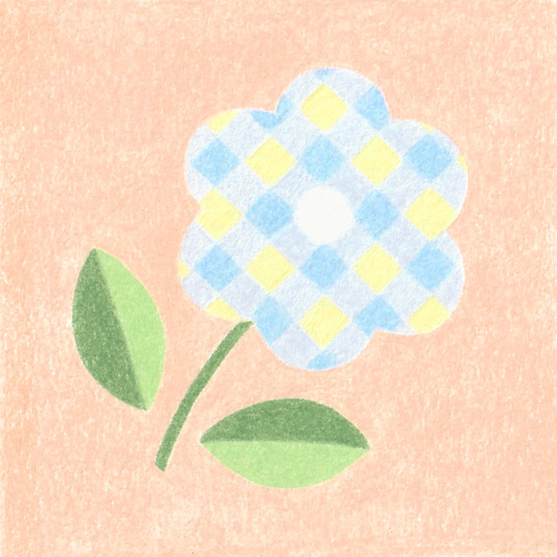 Checked Flower