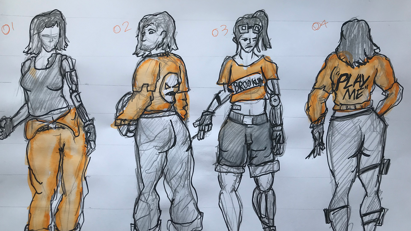 Character Designs roughs