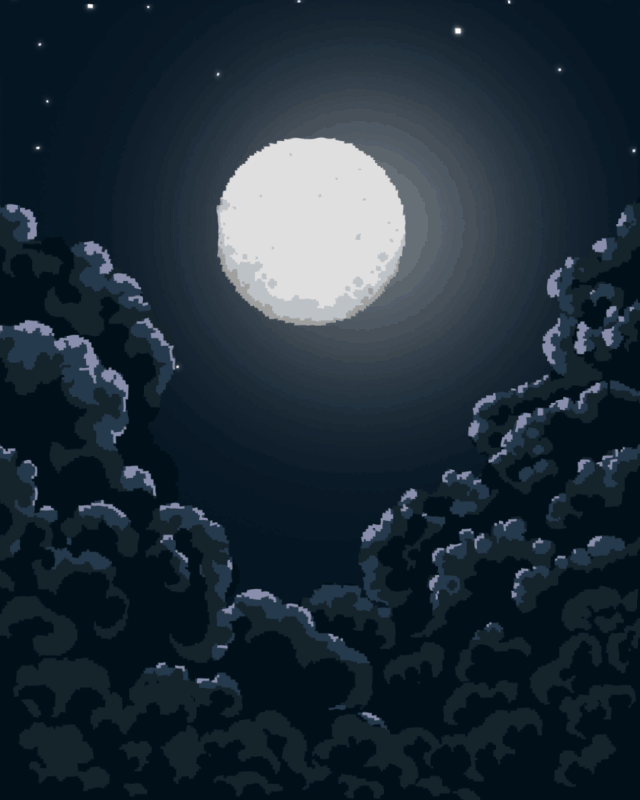 Pixel Lightning animation