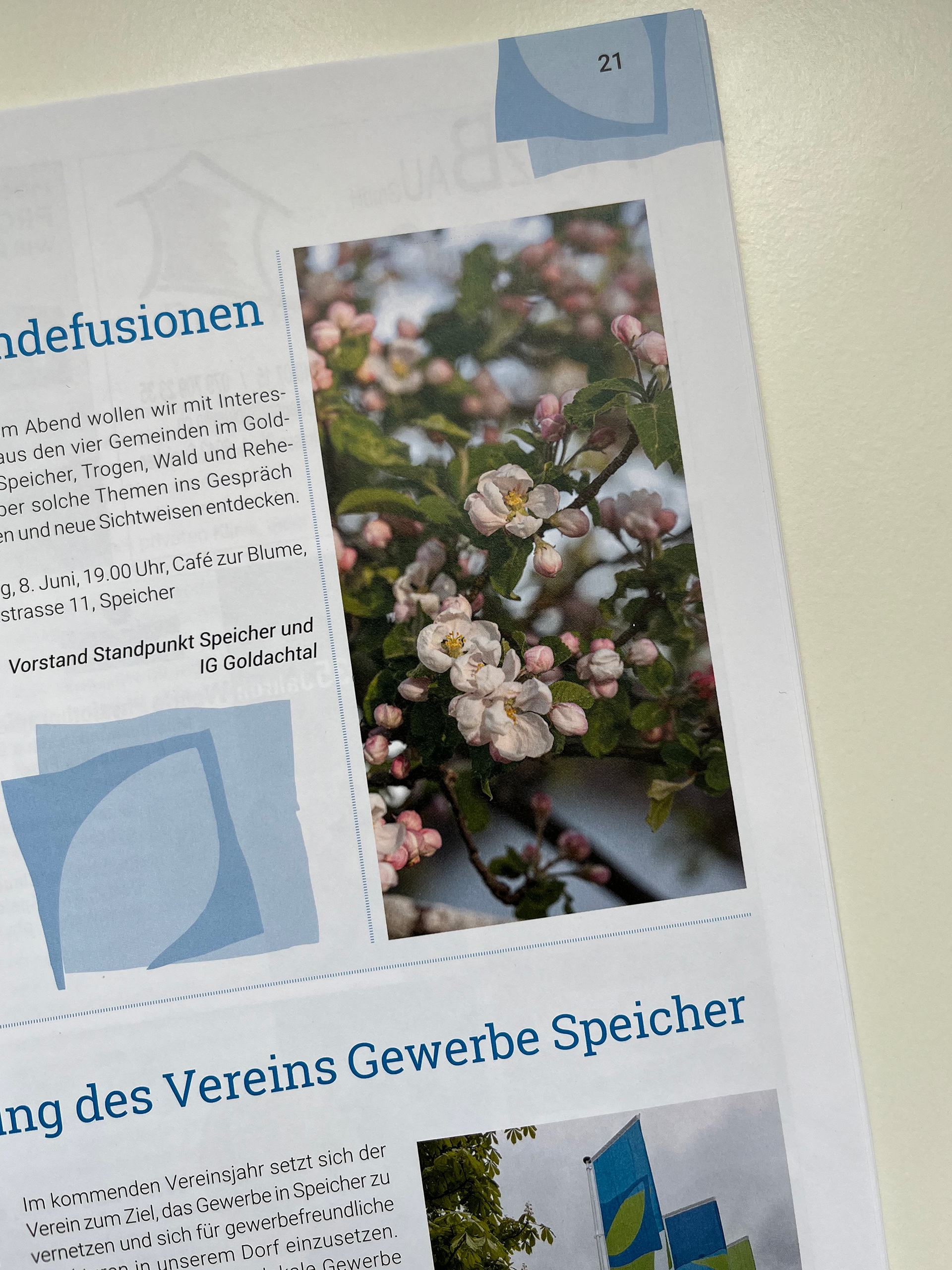 Speicher Blatt