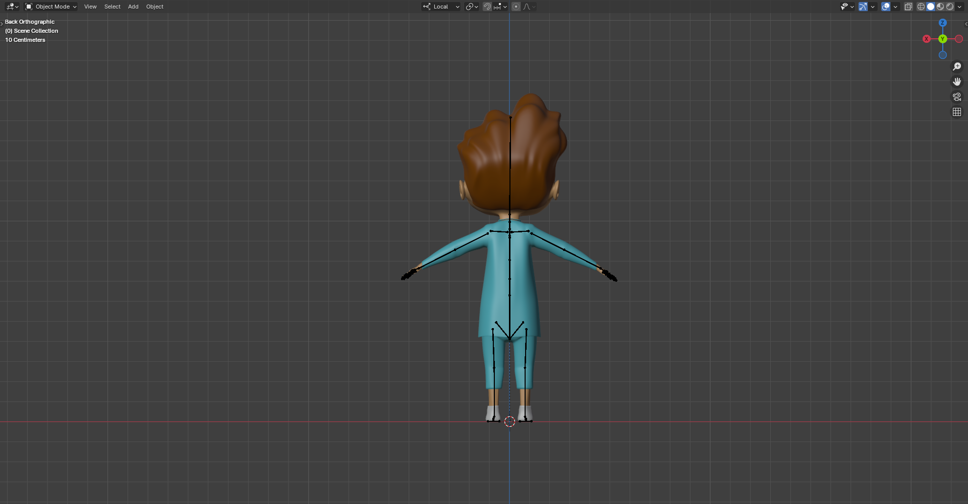 blender - viewport back
