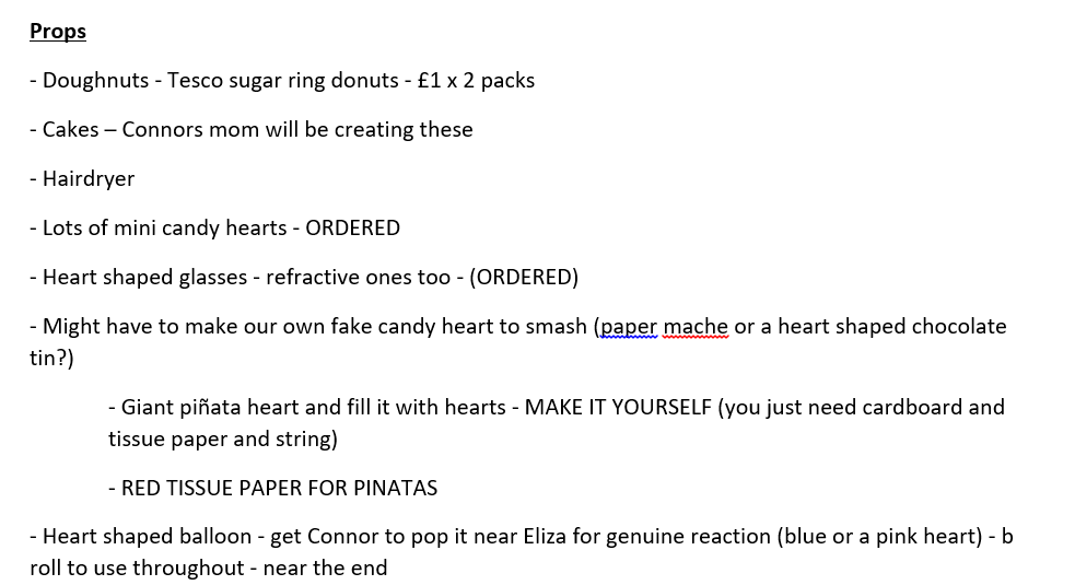 Prop Planning