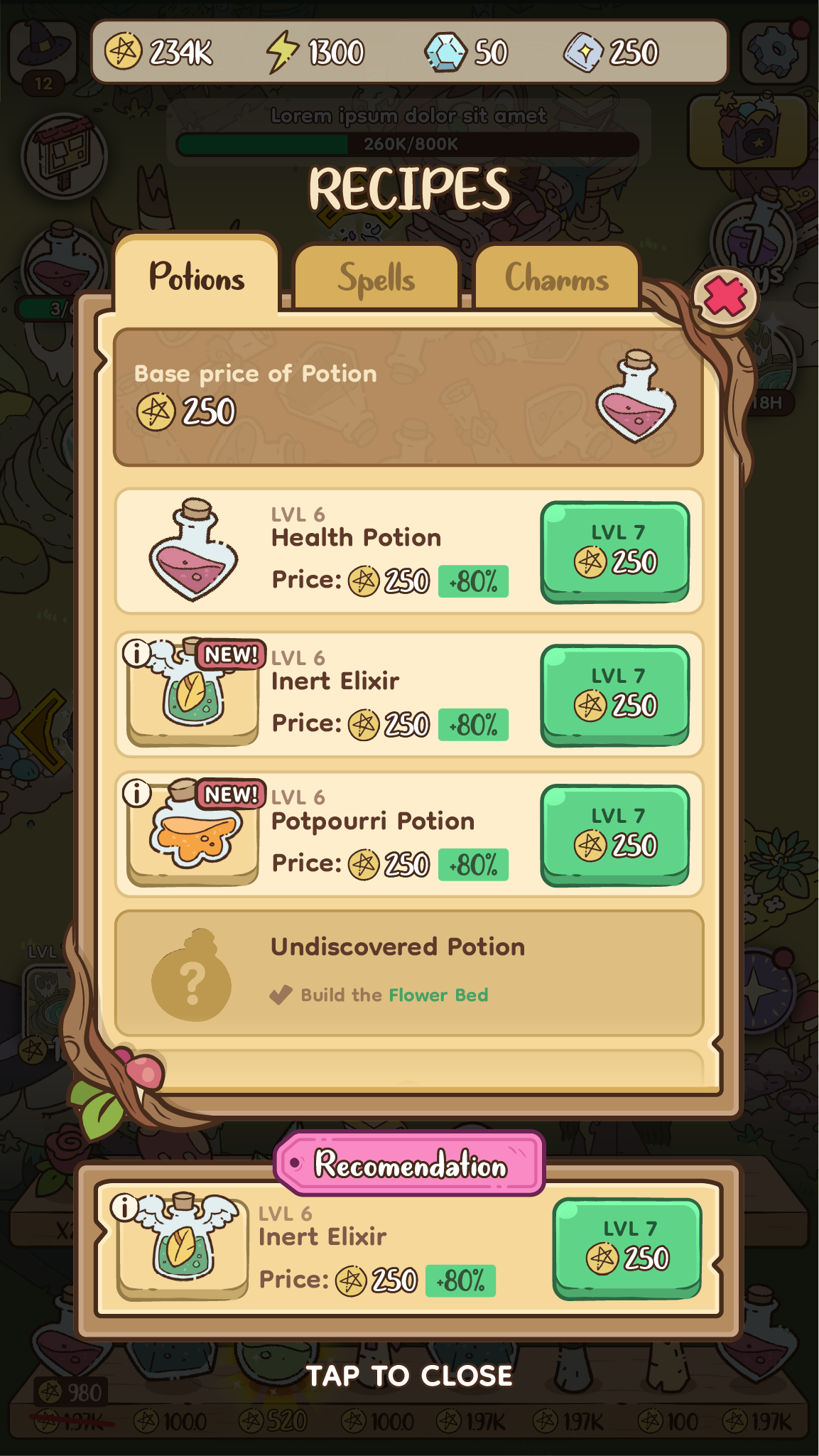 Recipe Popup
