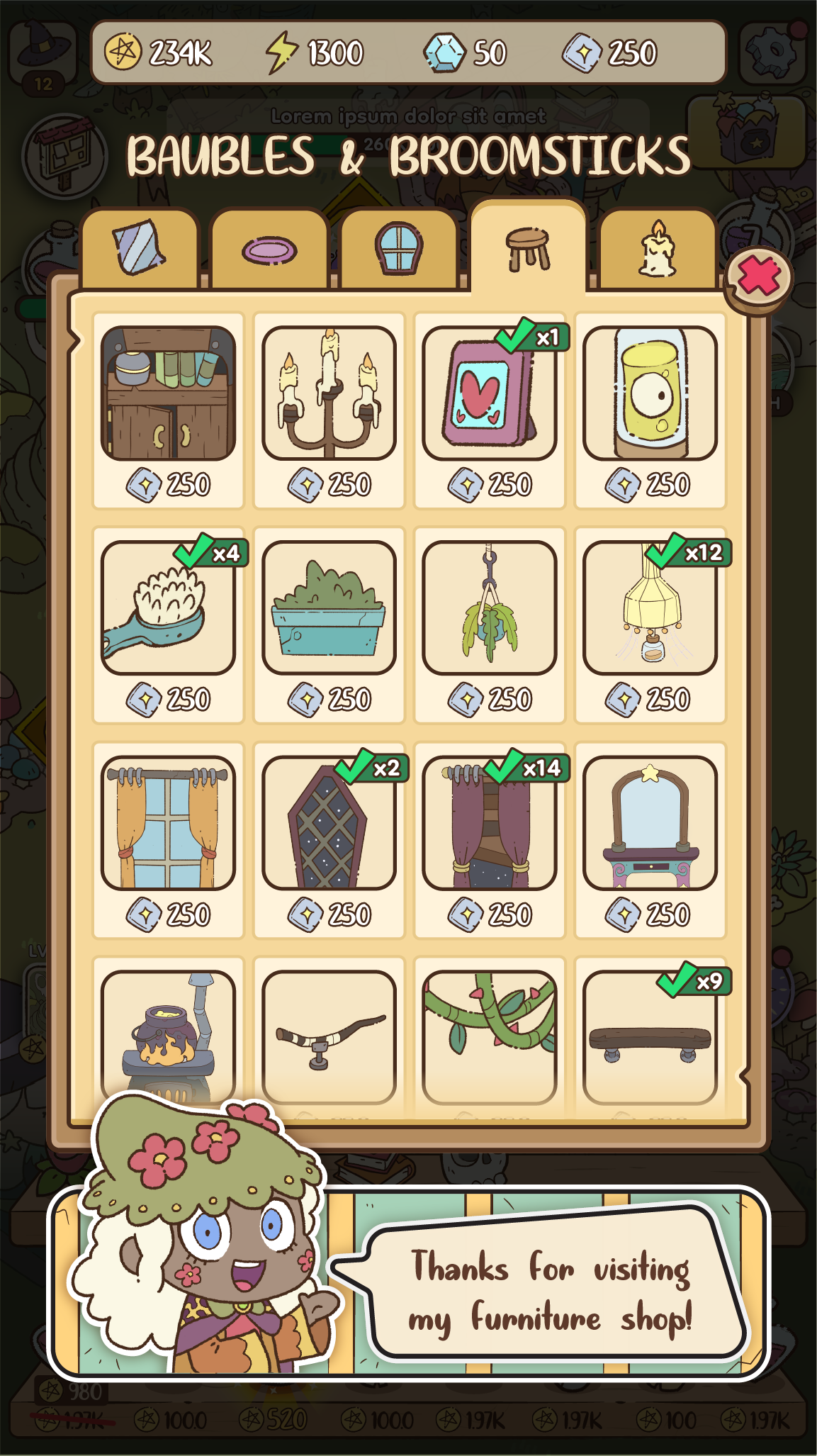 Furniture Shop Popup