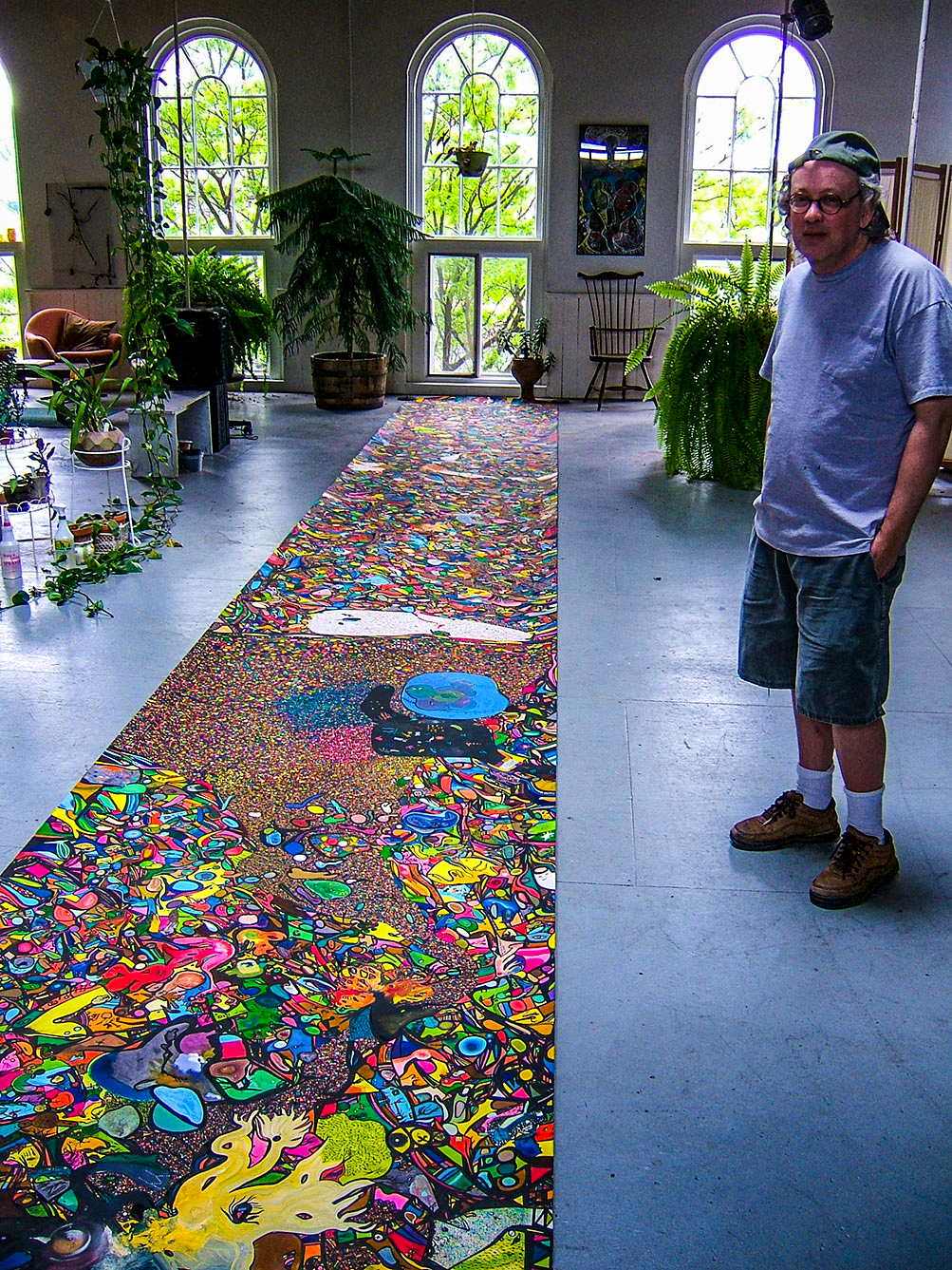 Original Painting "Tiny" 4.5 x 36 feet
