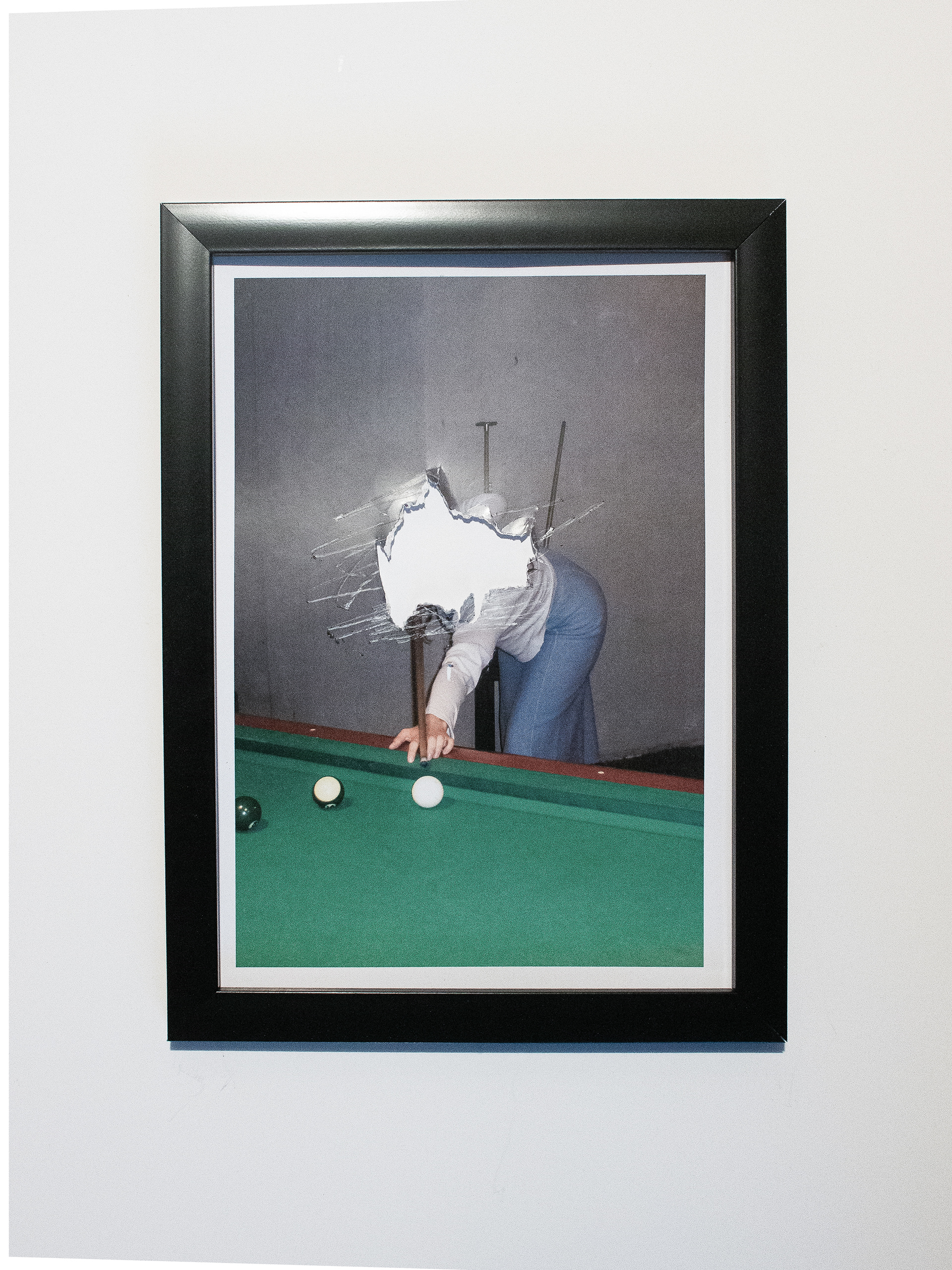 „Sarah“ print with glass frame, 210 × 297 mm, 09/2024