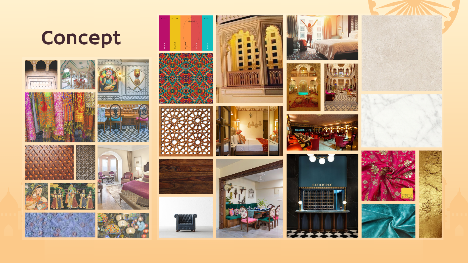 Group concept/moodboard.