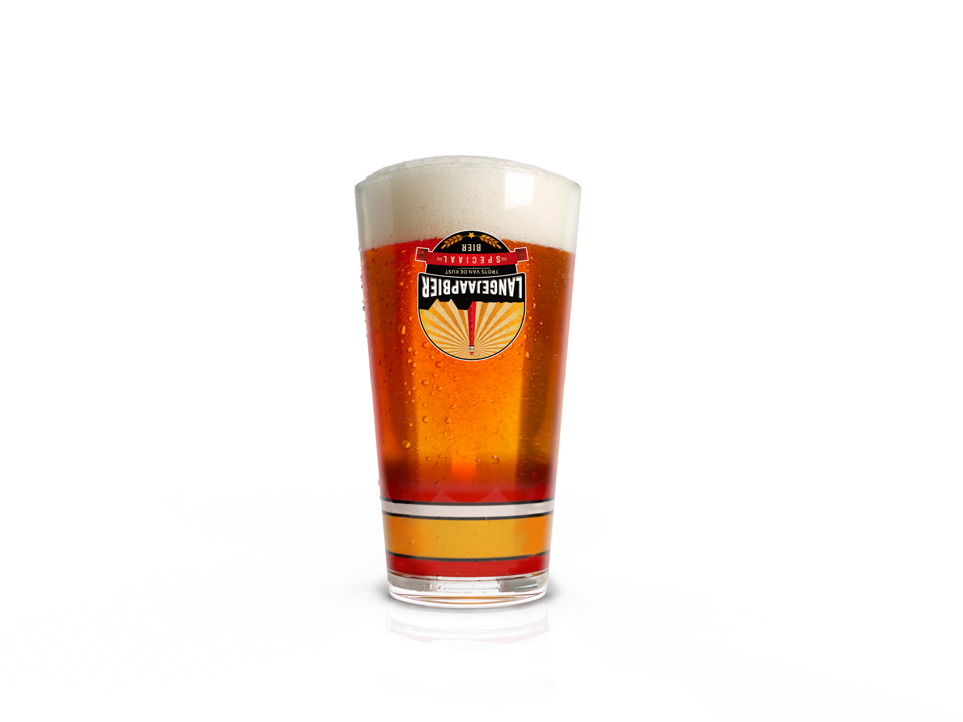 Lange Jaap bier - filled pint glass