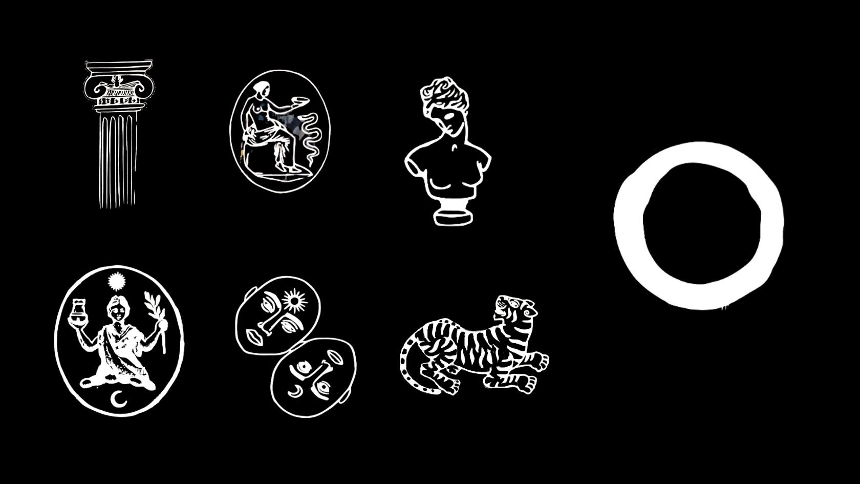 Hand-drawn motifs 