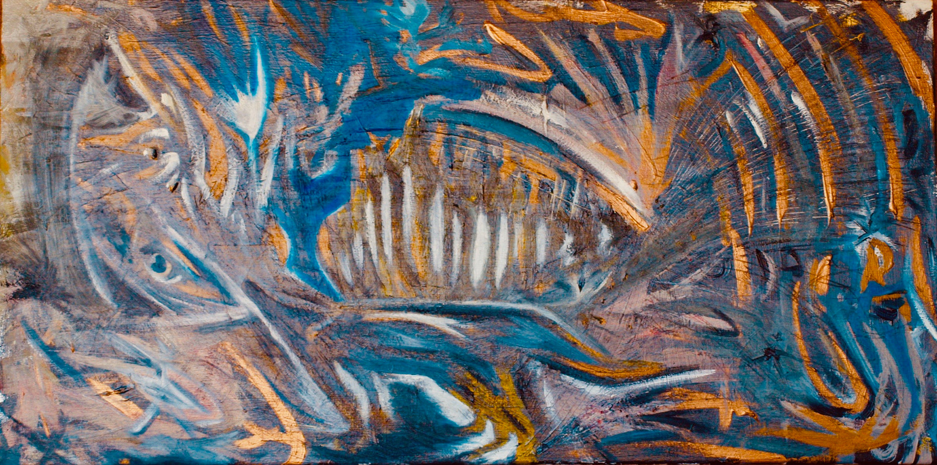 Canvas, Wolf of Milan, Oil, 60x40 2018