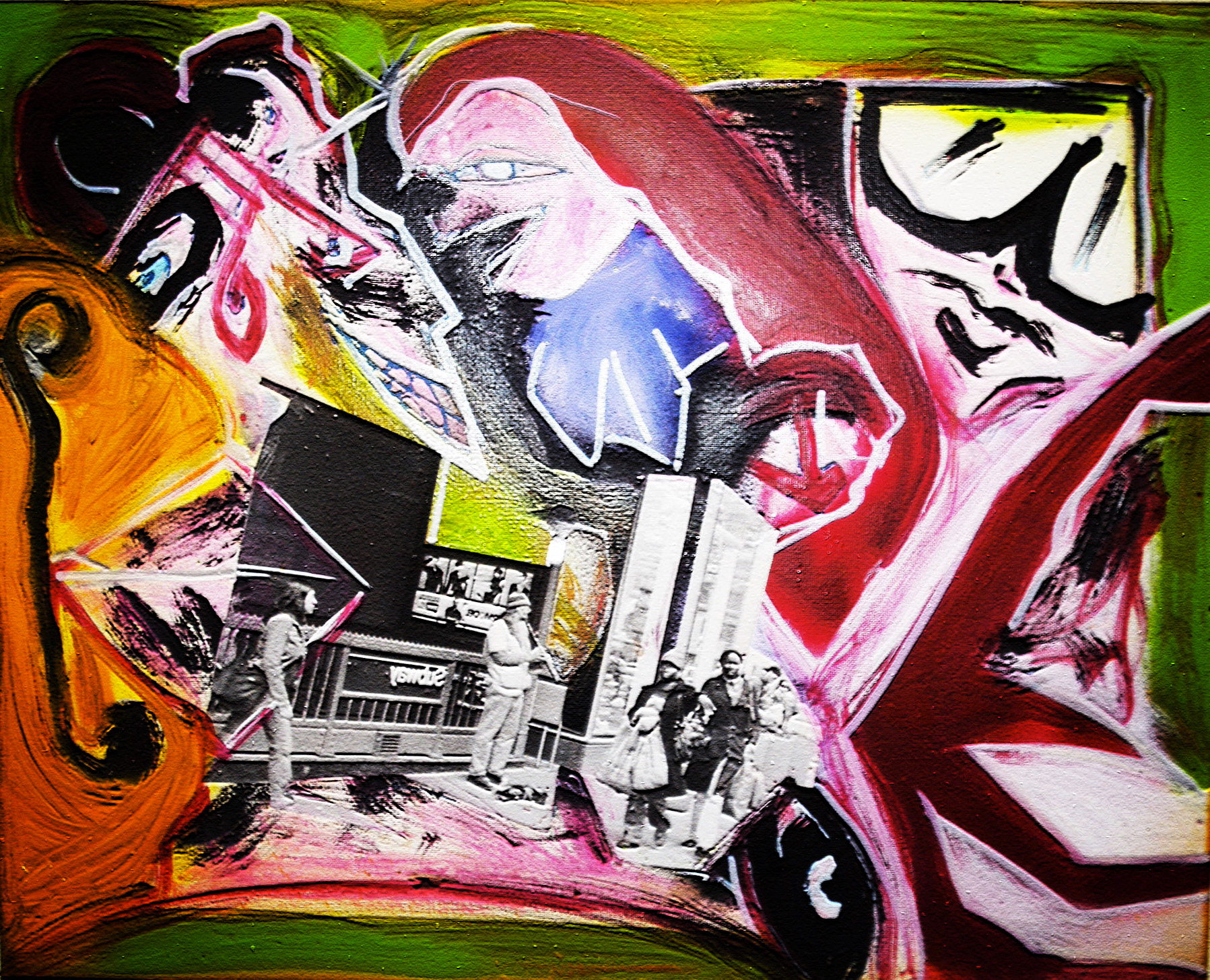 Canvas, Trinity, Acrylic 30x40 2016