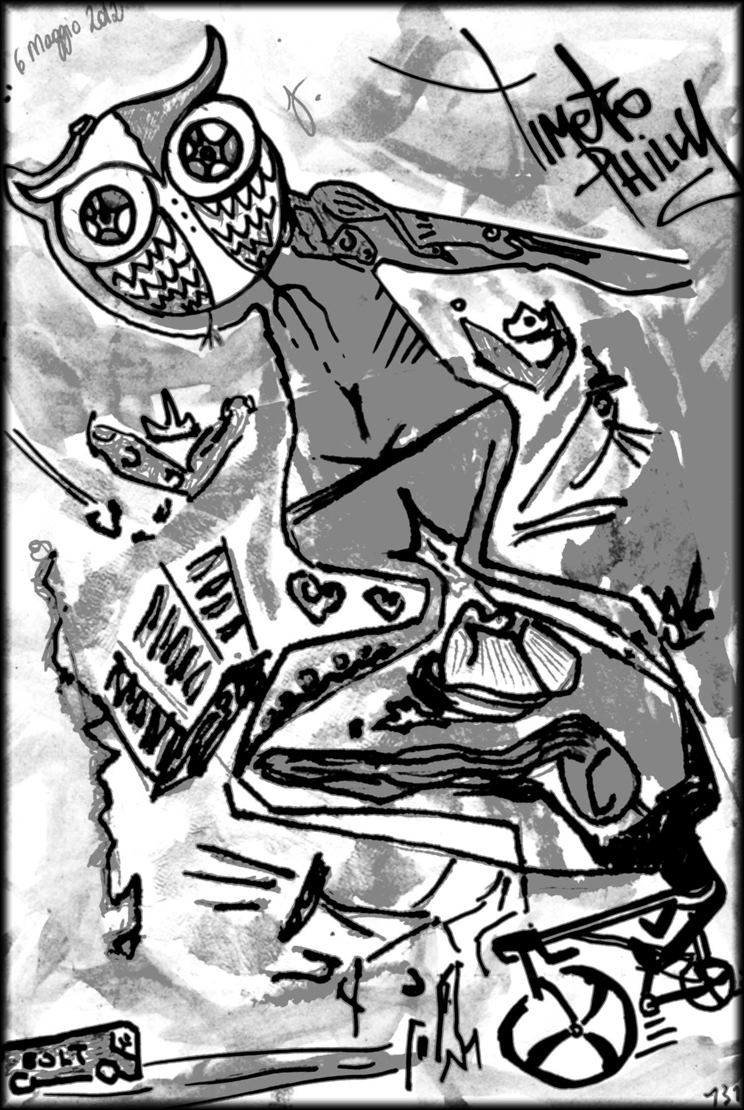 Sketch, Philly, Pensil, 2012
