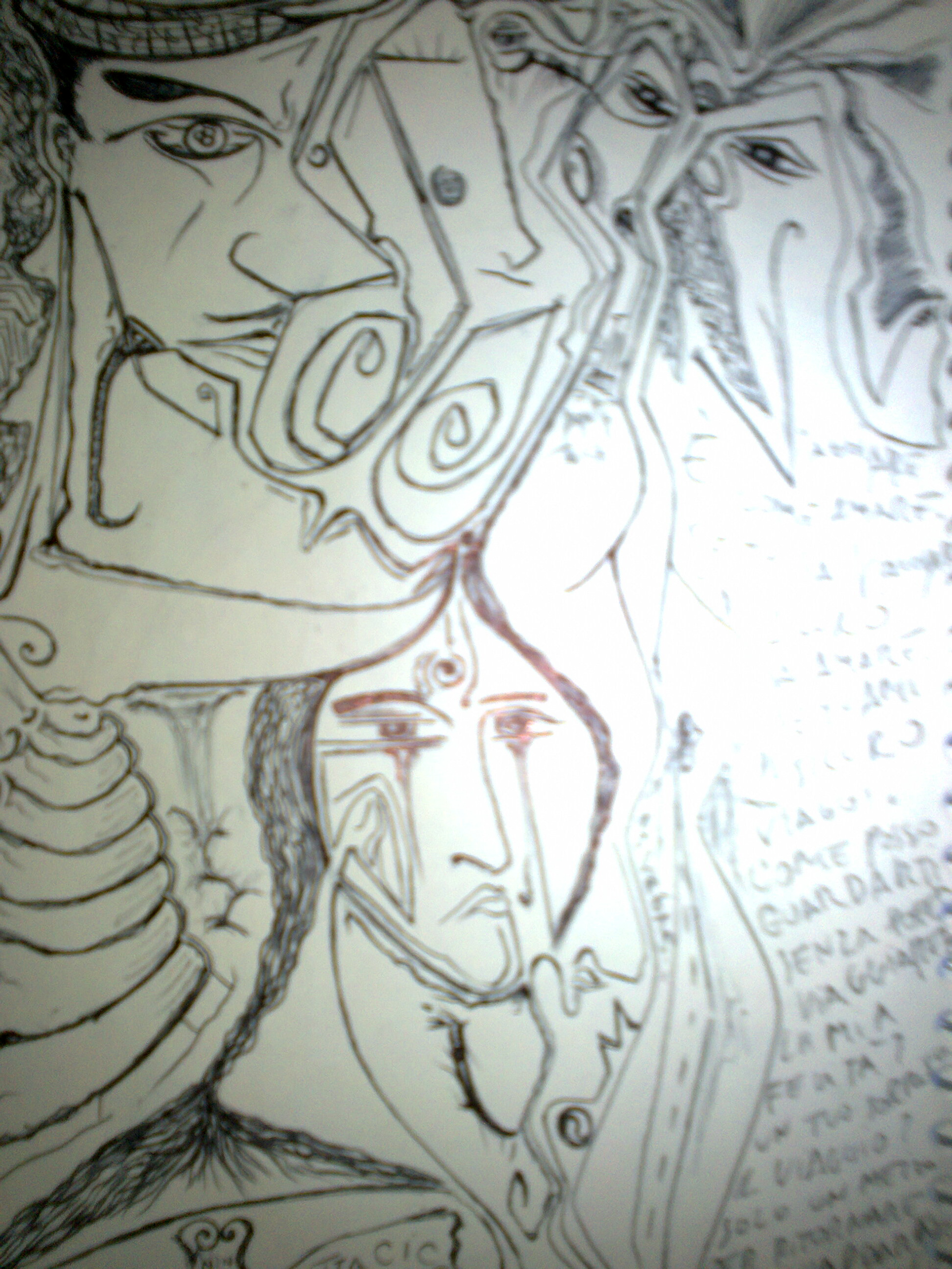 Sketch, Indios, Pencil 2011
