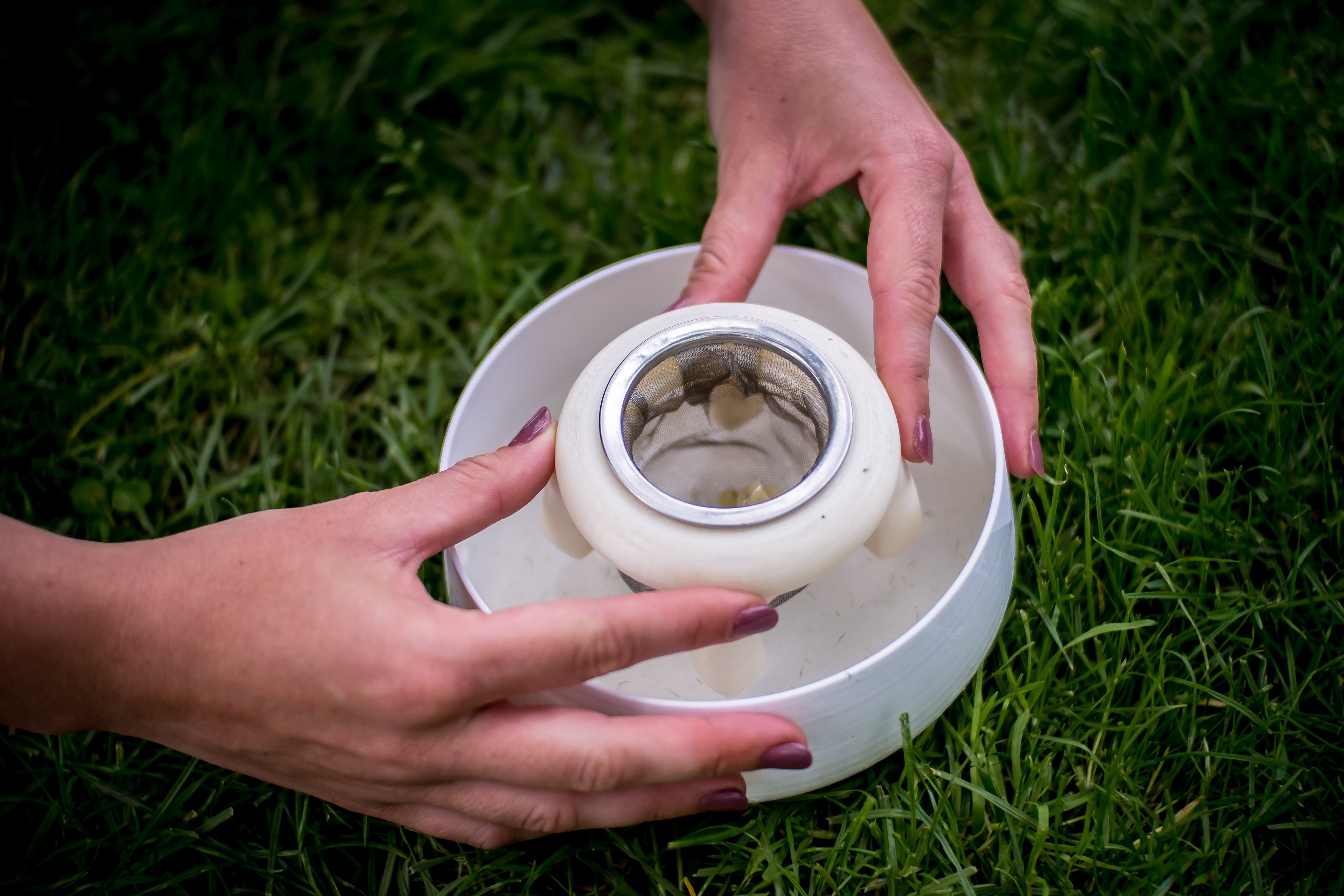 Foaming up soap flakes