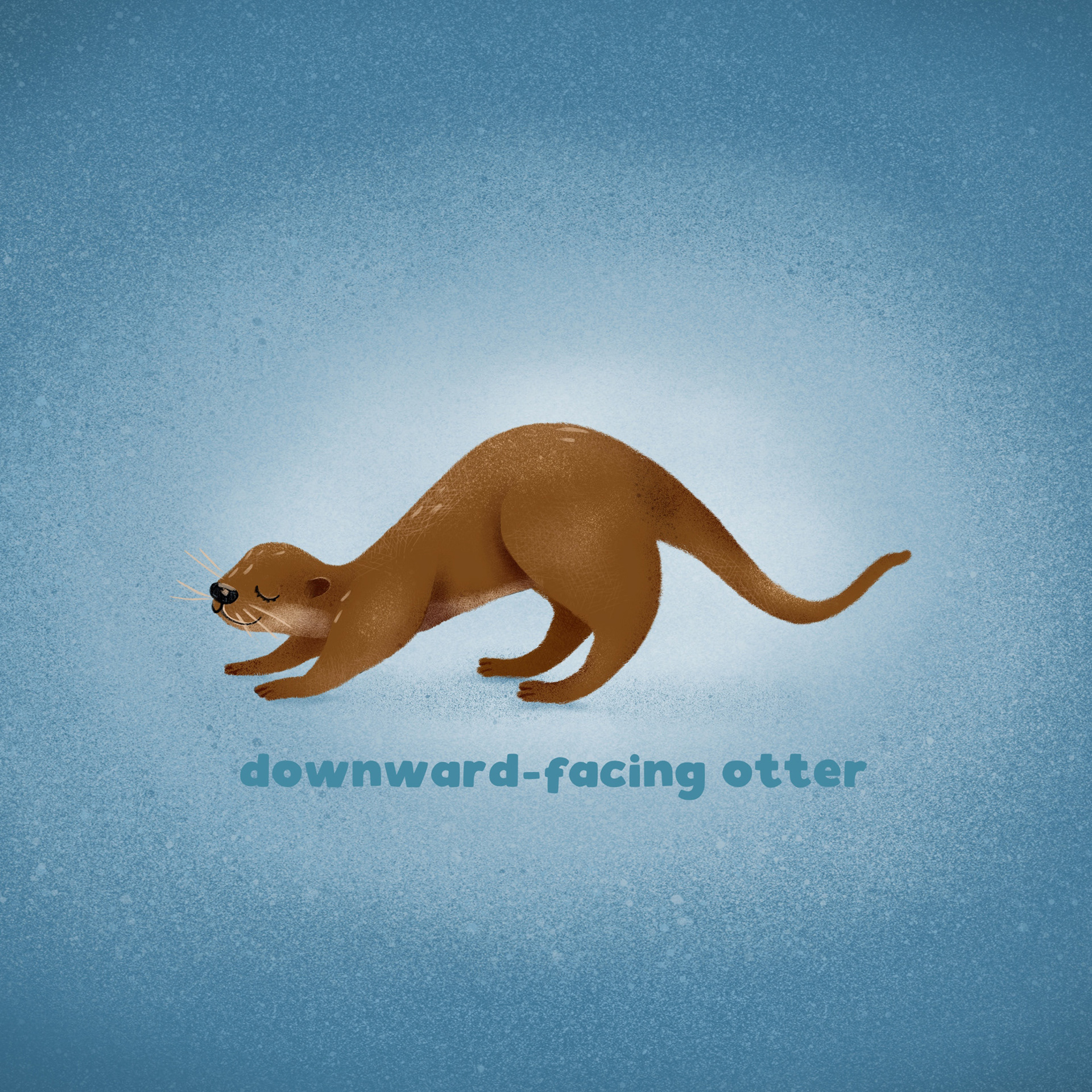 Downward-facing Otter