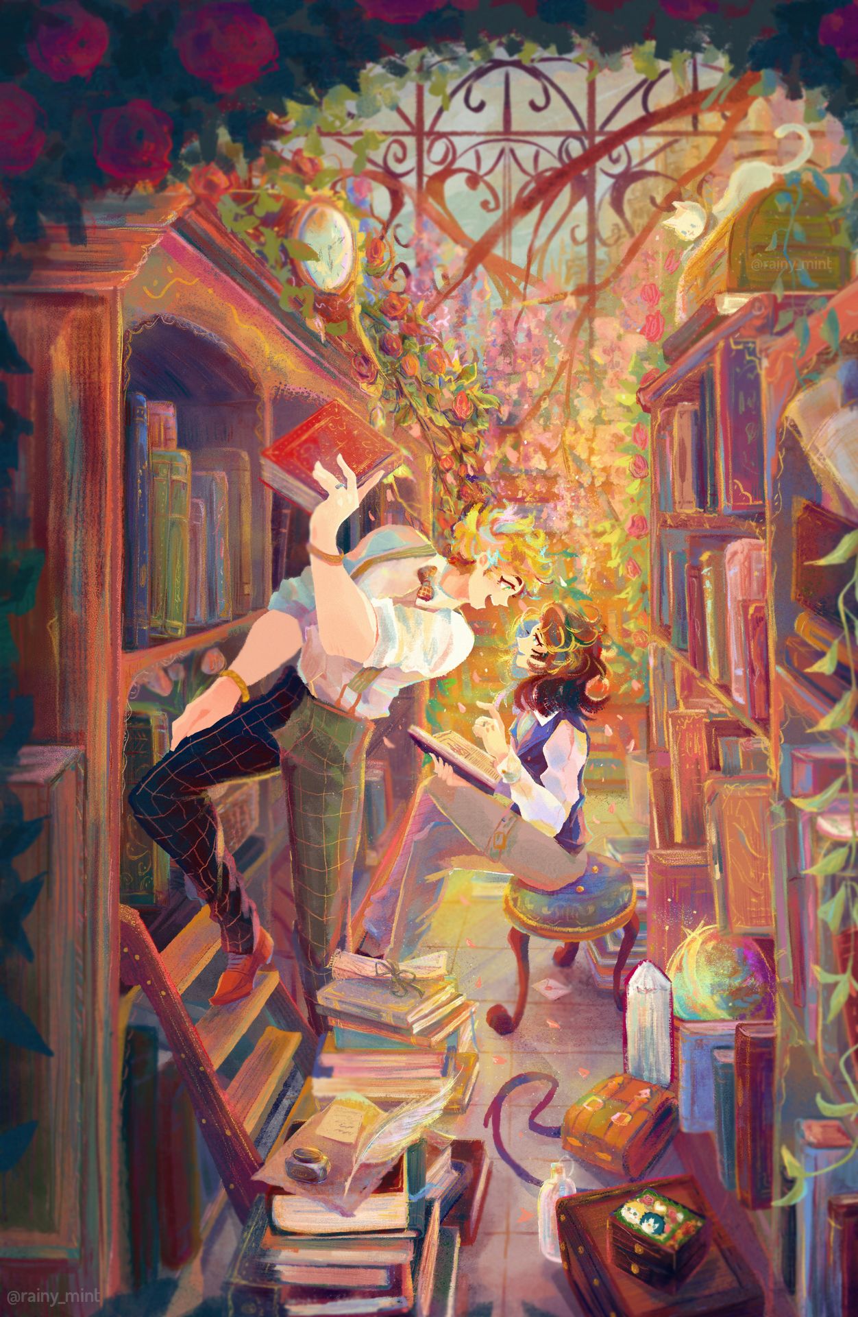 Library in the Sky (Fanart)