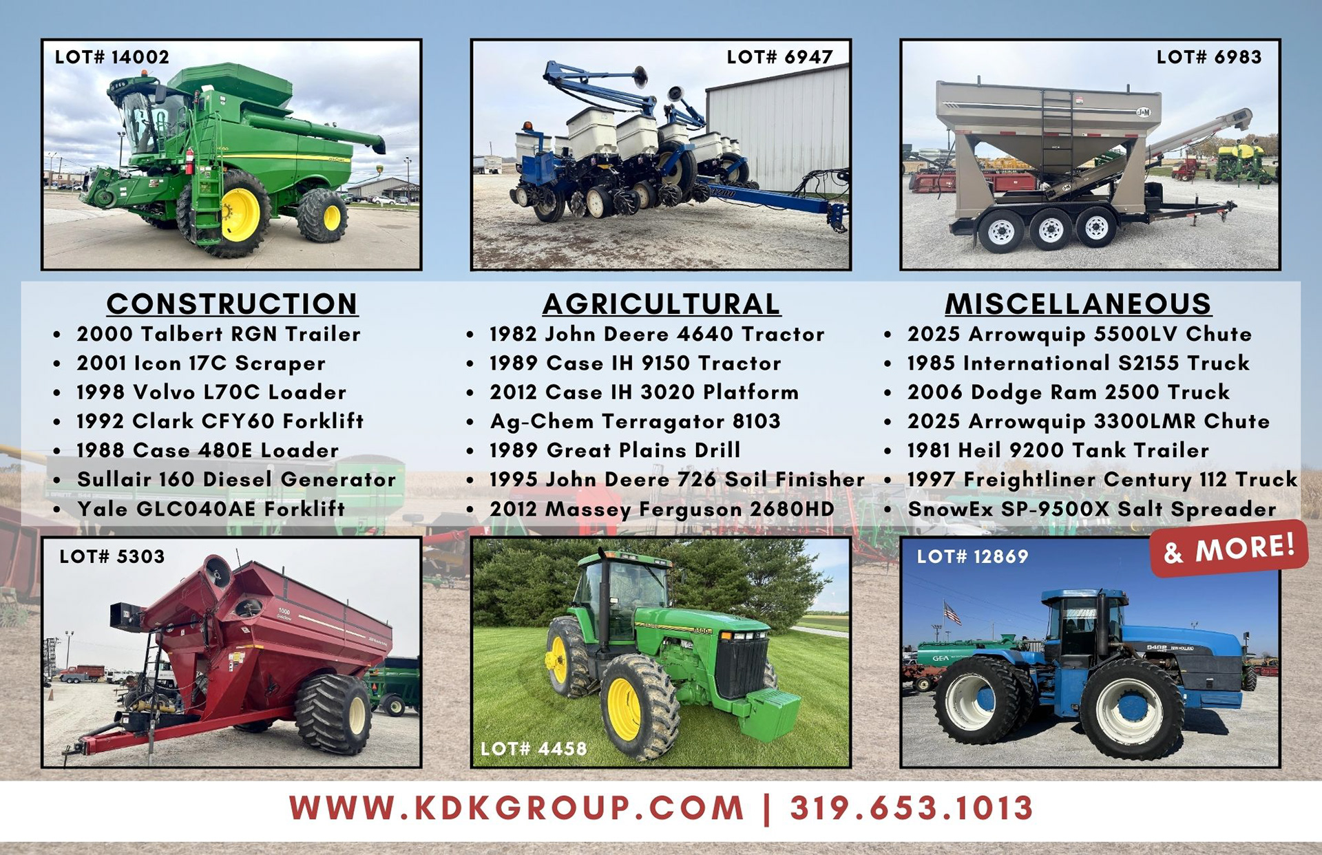 2025 Year End Auction Postcard (Front)