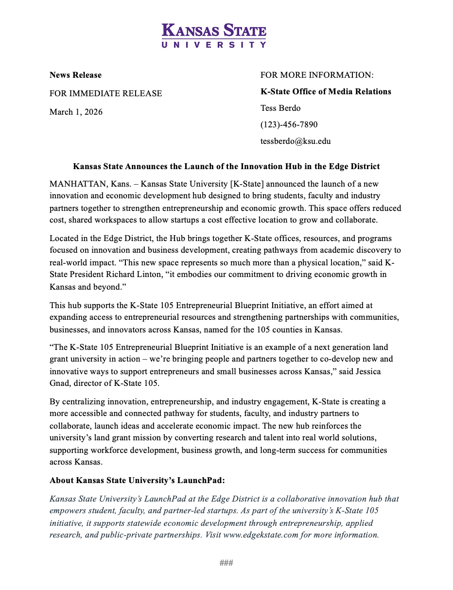 News Release