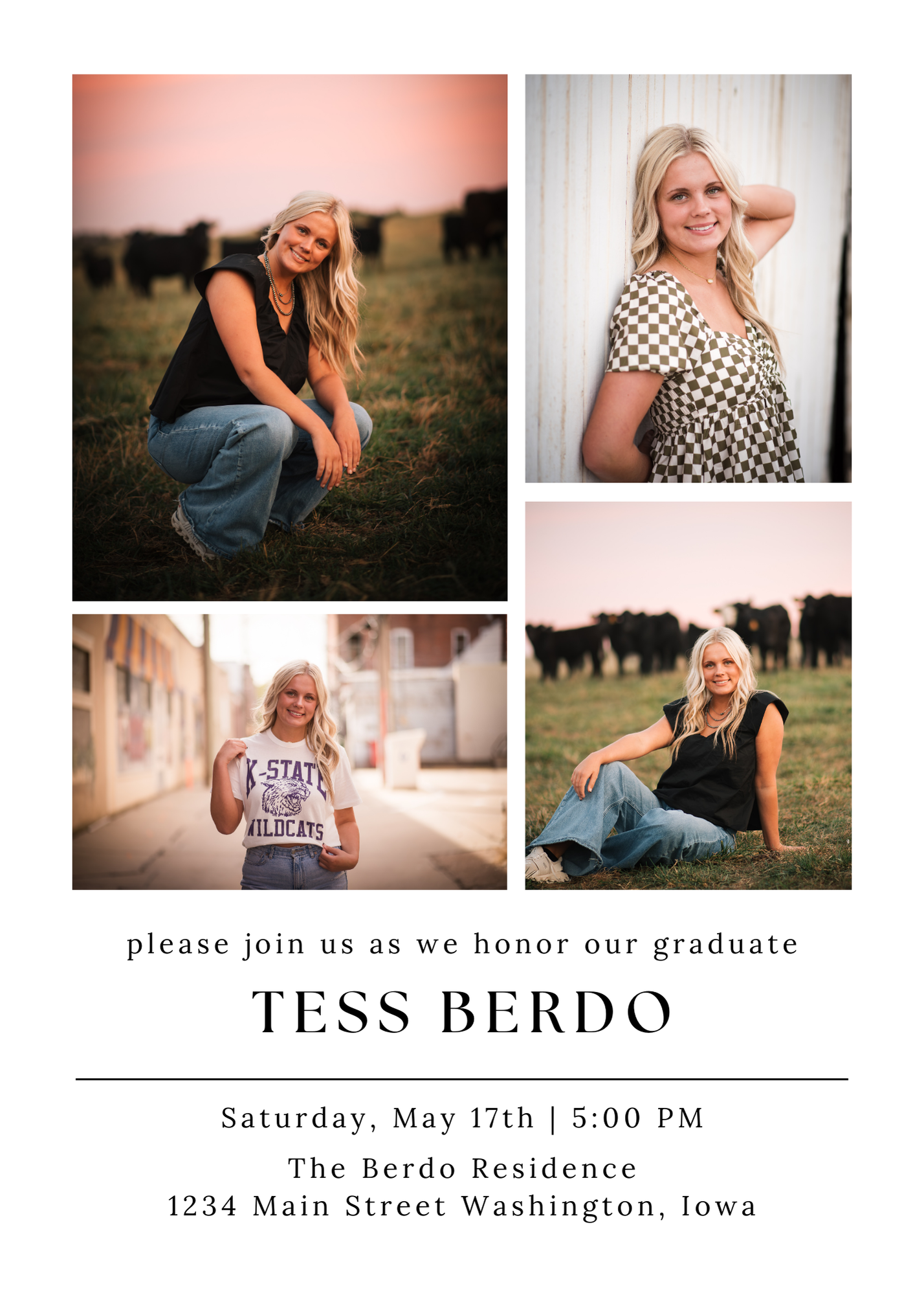 Graduation Party Invite (Back)