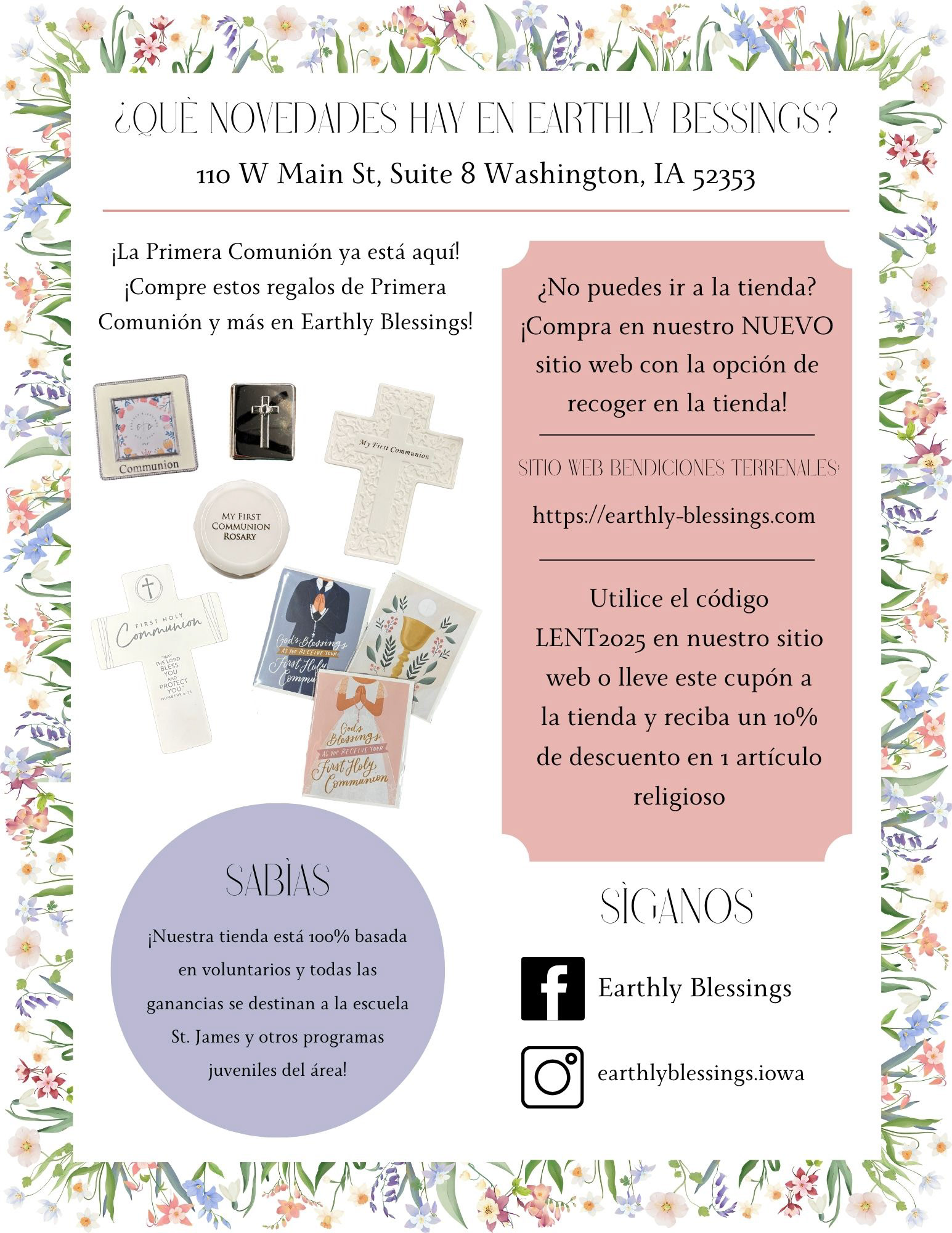 Church Bulletin Easter Flyer (Spanish)