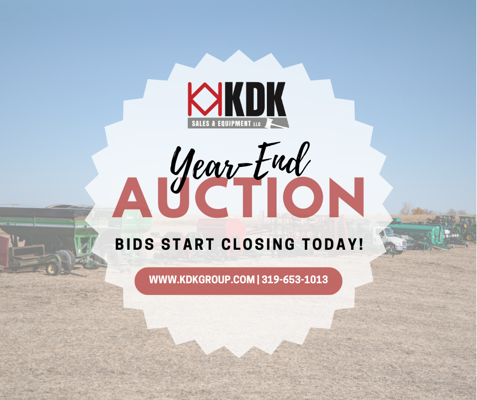 2025 Year End Auction Social Media Post