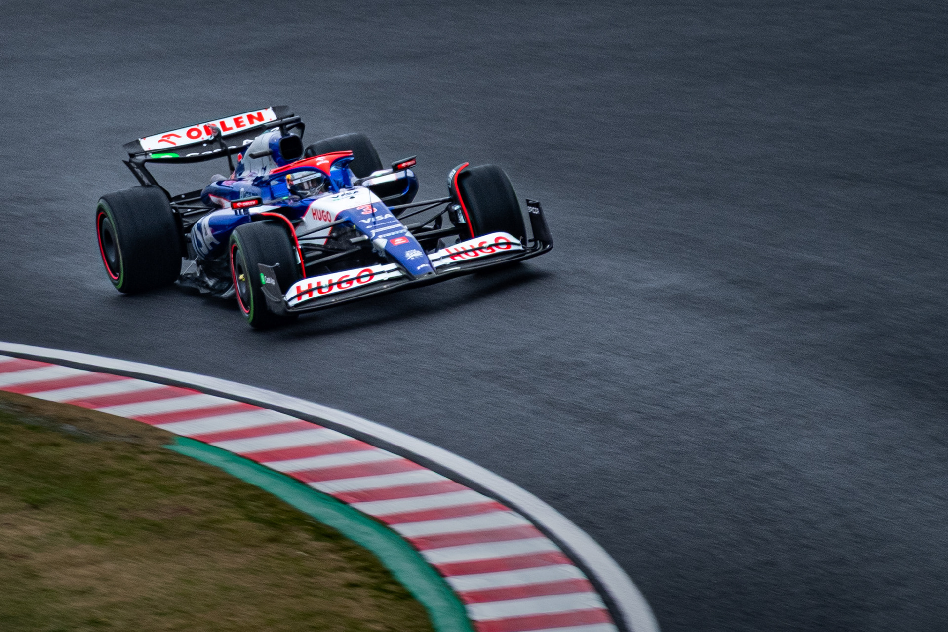 Daniel Ricciardo #3 on the S Curve of Suzuka (2024)