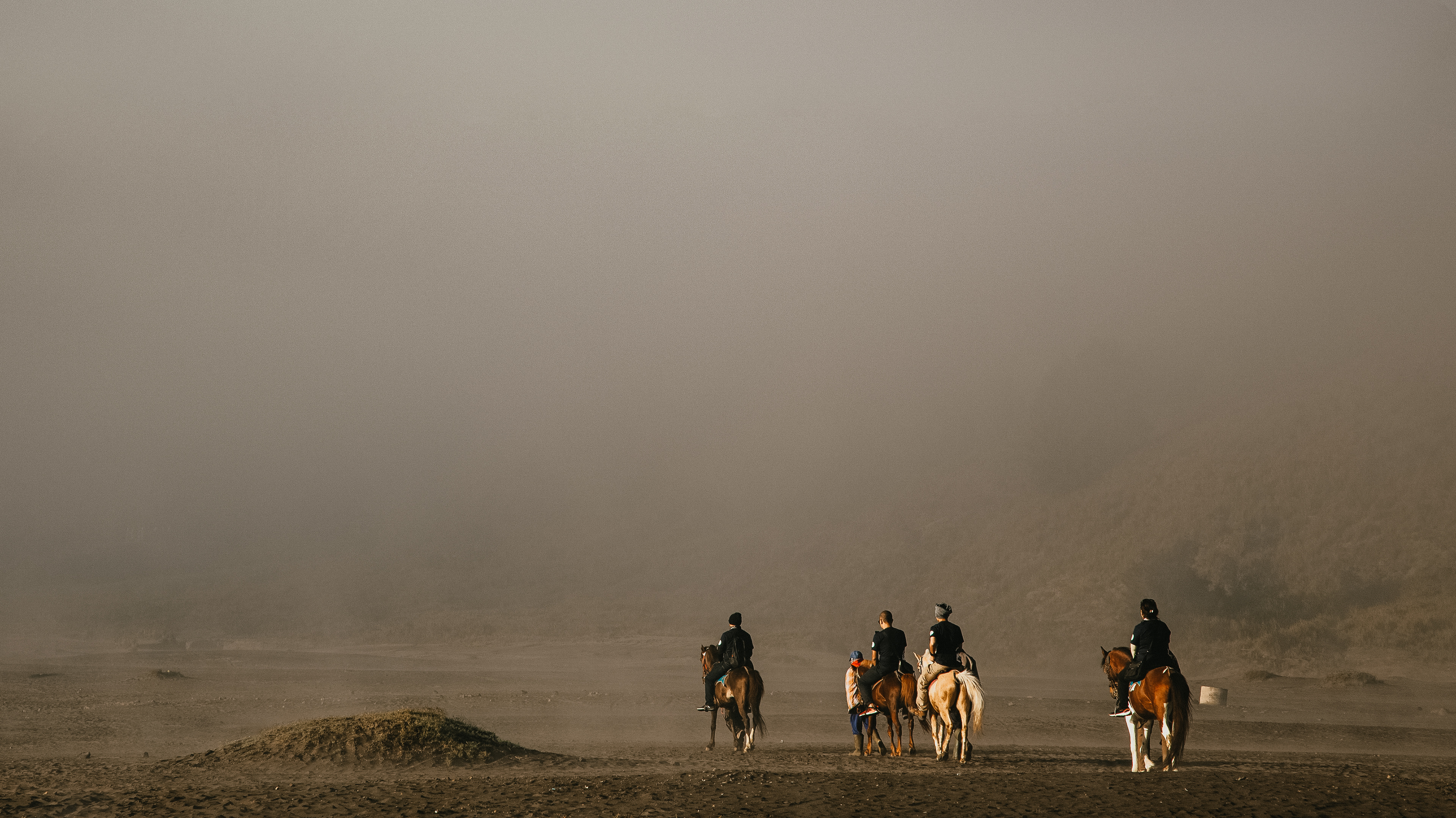Horse riding in Bromo Tengger Semeru National Park