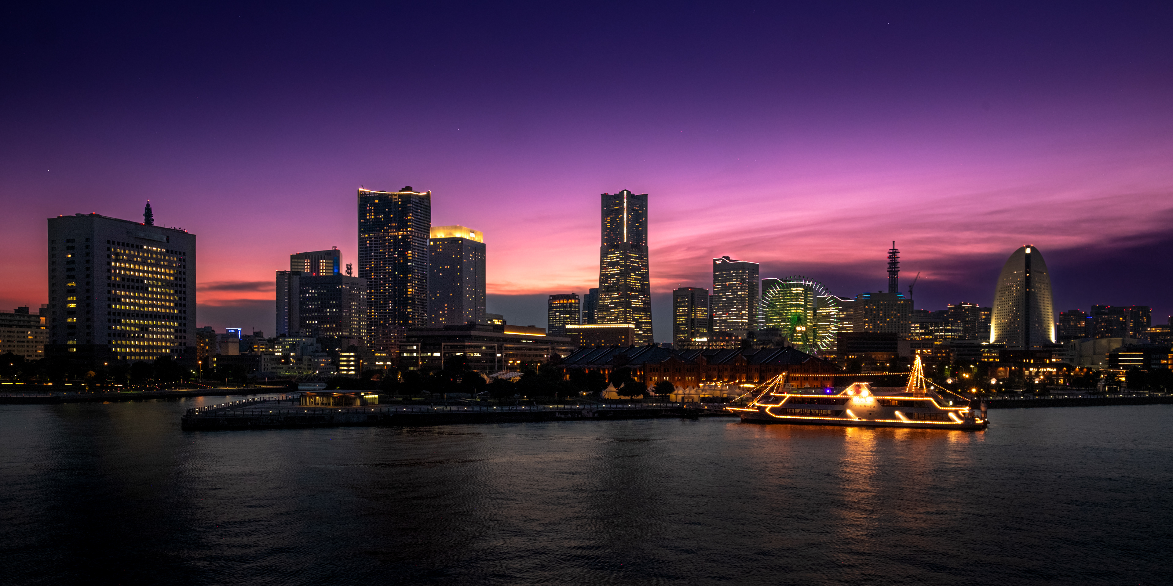 Yokohama Skyline Sunset