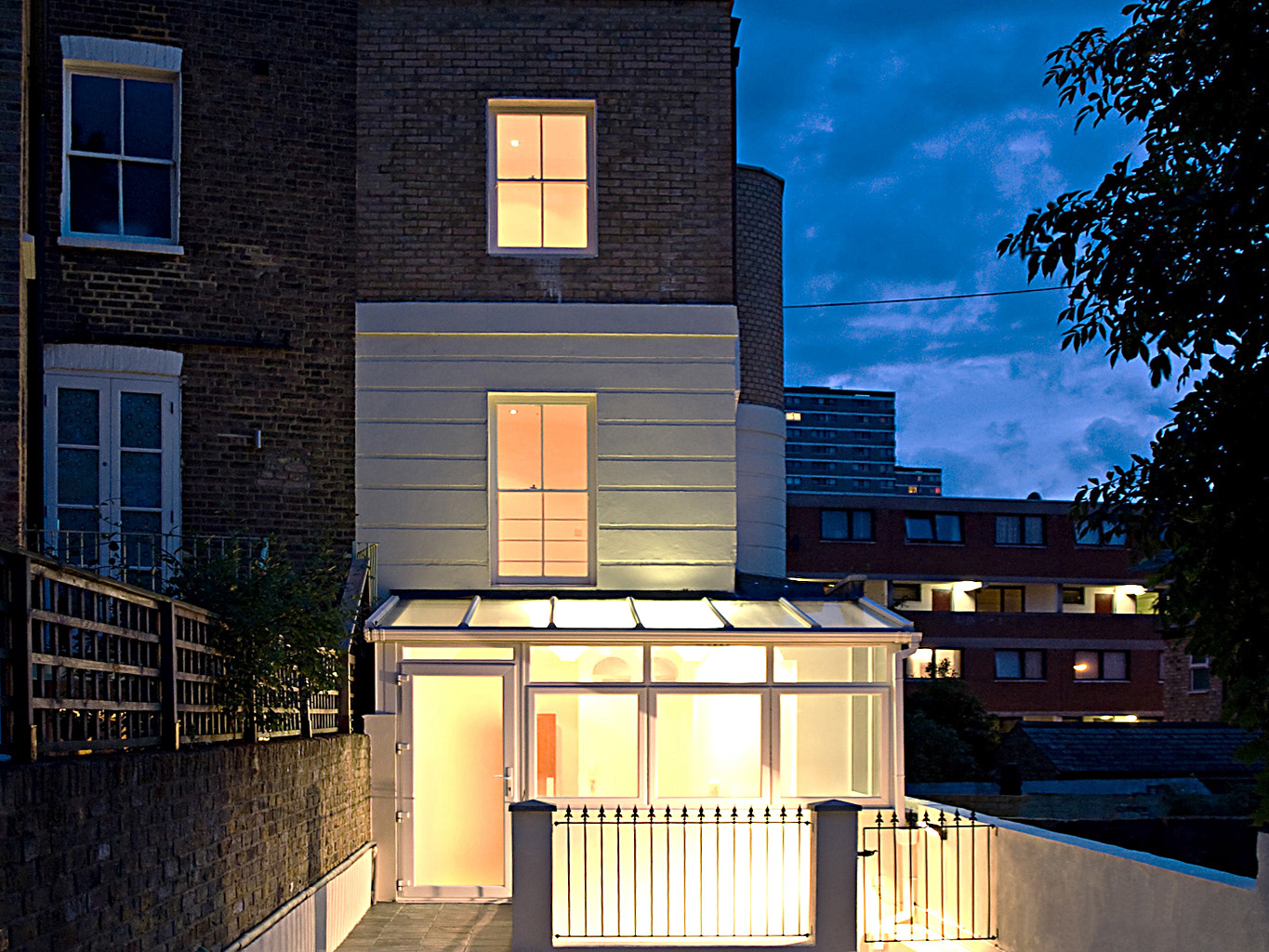 Private Home built underneath the water level