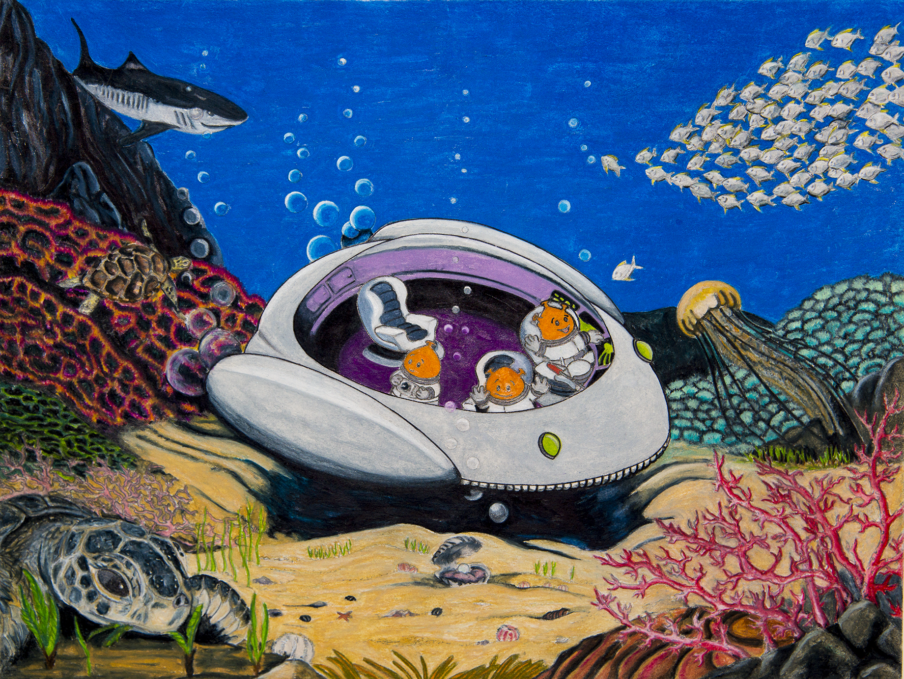 In the vastness of Earth's oceans, there are many interesting species.