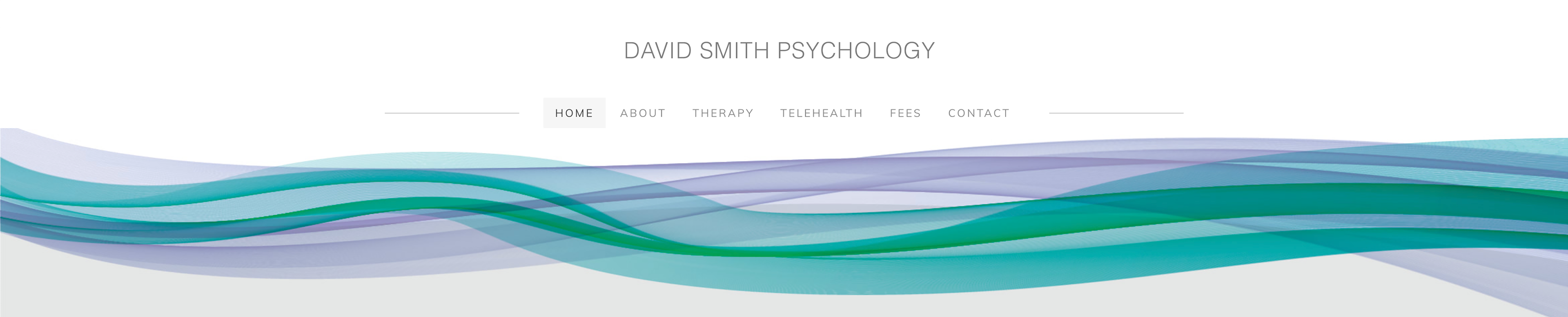 Website cover for a psychologist, designed by Anderssen Creative.