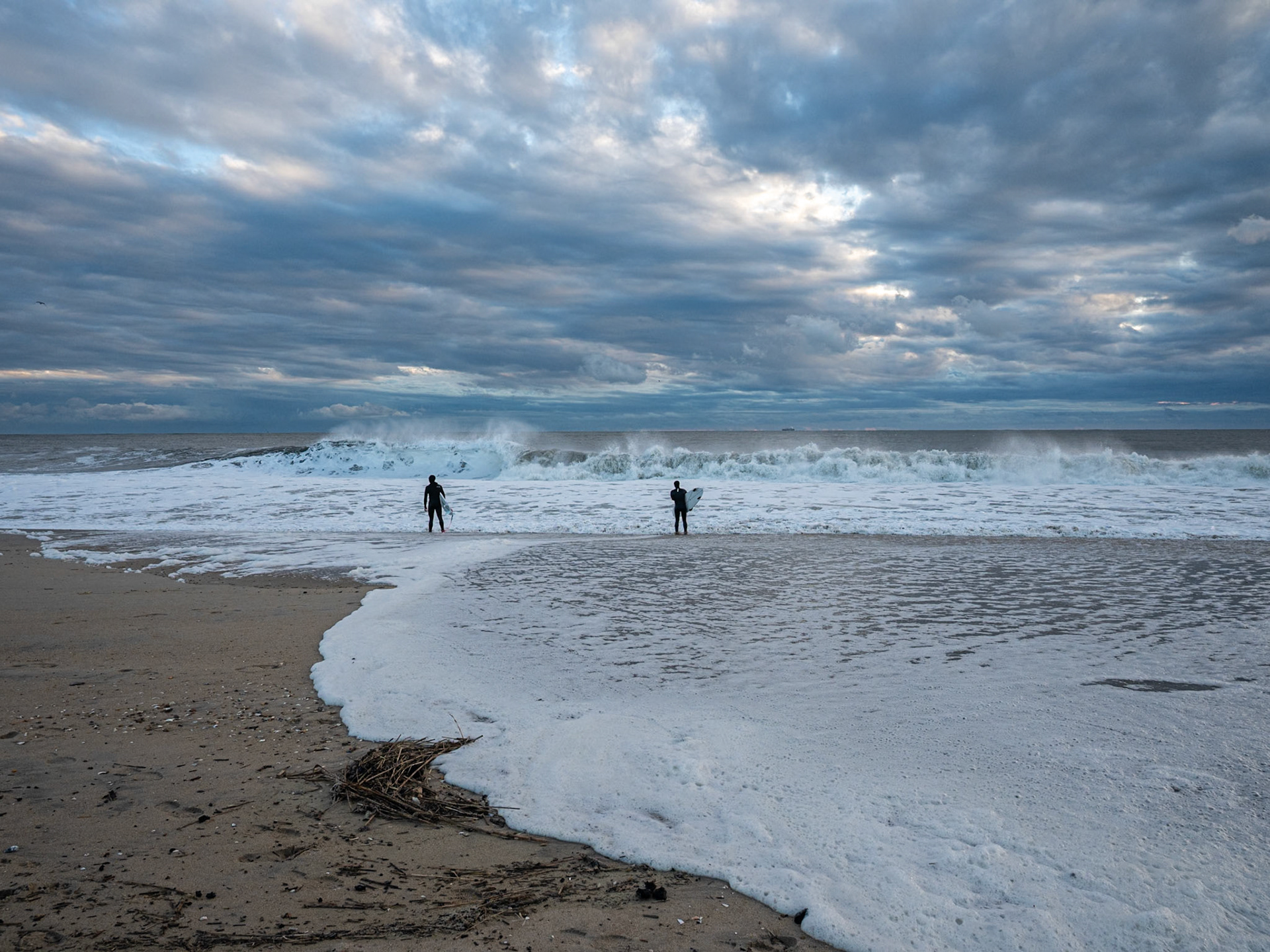 Waves and clouds
