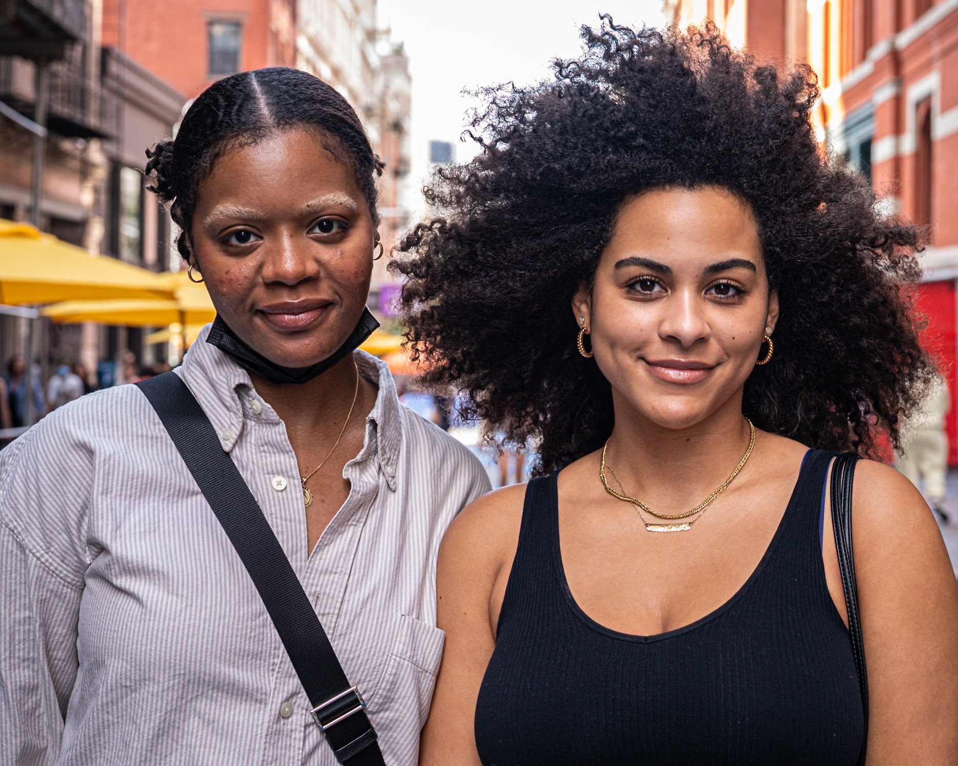 two women in Manhattan