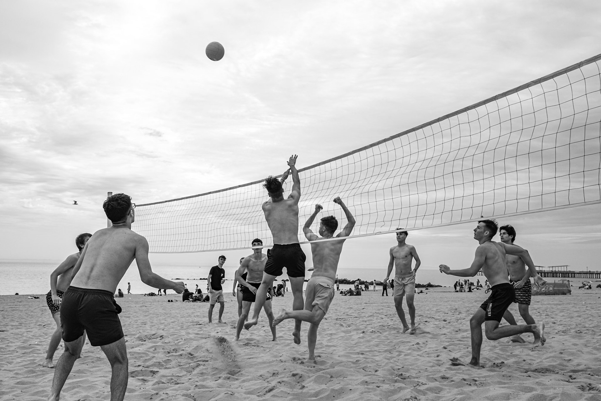 Coney Island beach volleyball